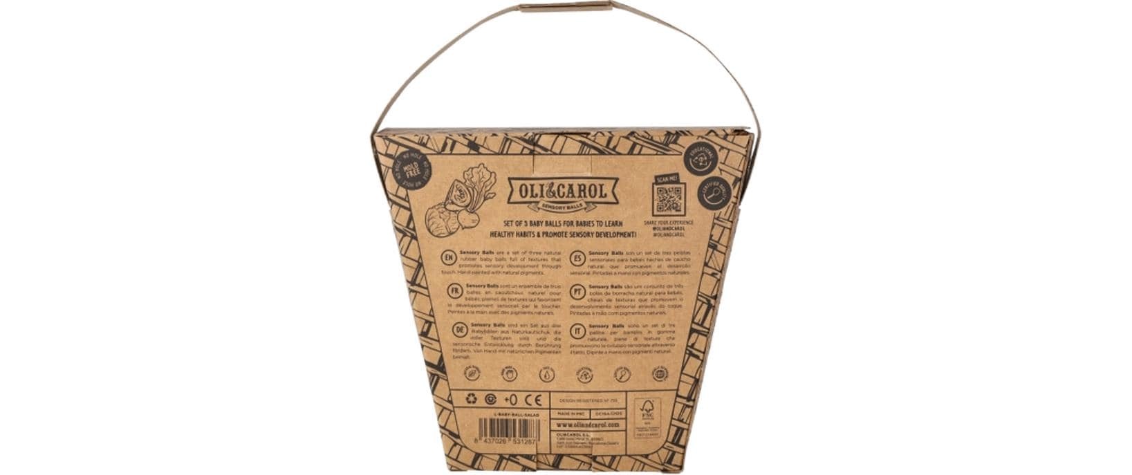   Lernspielzeug »Oli&Carol Veggie Salad Baby Sensory Balls«