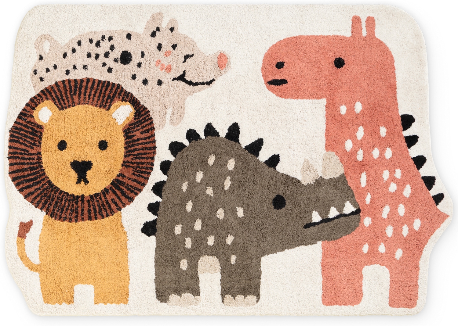 HANSE Home Tapis pour enfants »Zoey« Rectangulaire 10 mm Höhe lavable, fait main, doux, antidérapant, tapis de jeu pour chambre d'enfant