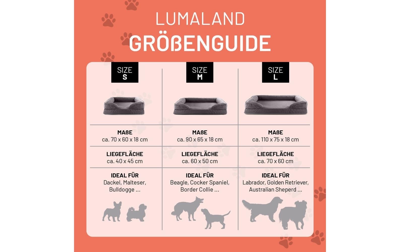 Lumaland Hundebett »Indoor Cord M«