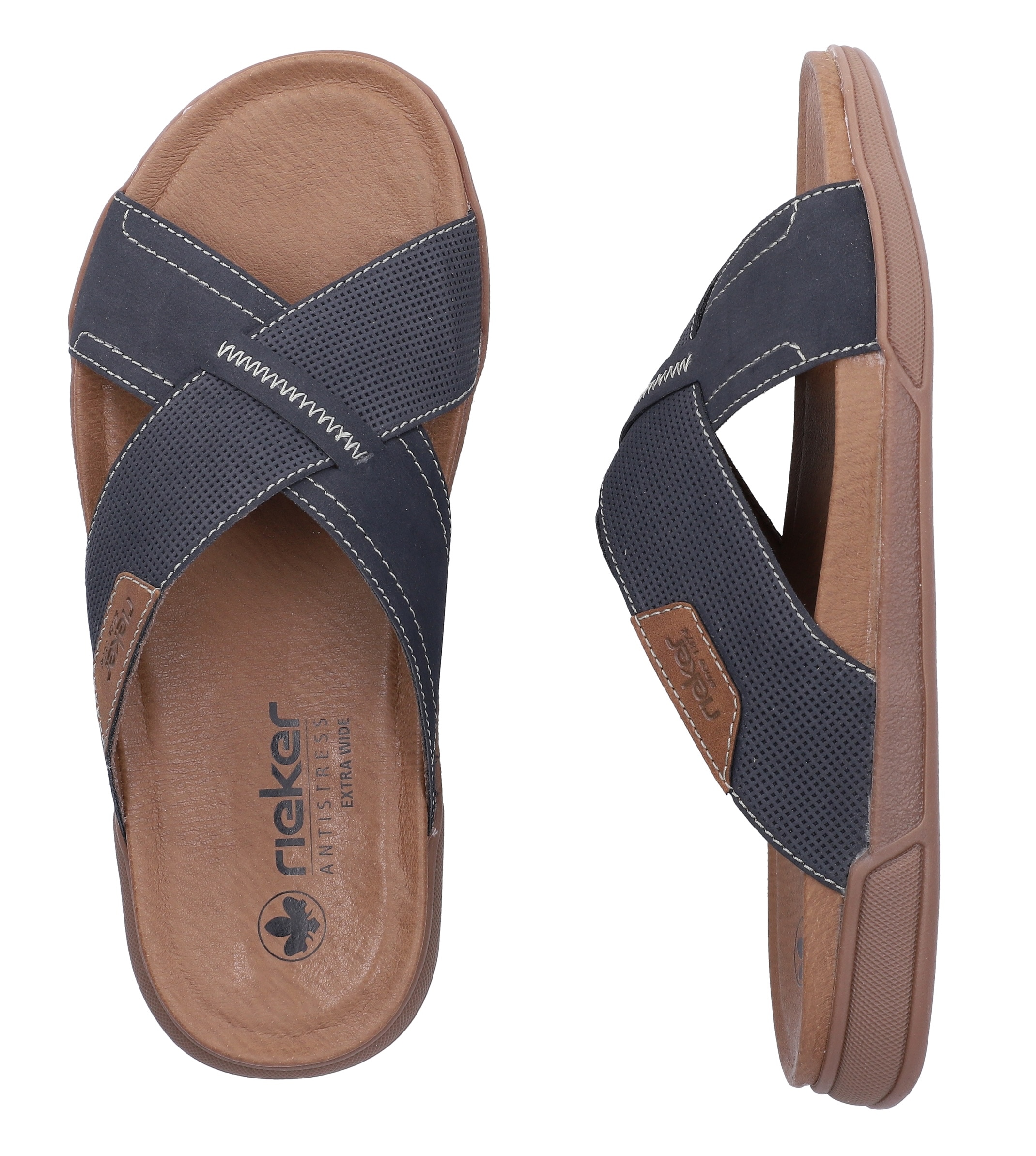 Rieker Pantolette  Chaussure d'été, chaussure d’intérieur, chaussure de vacances forme confortable