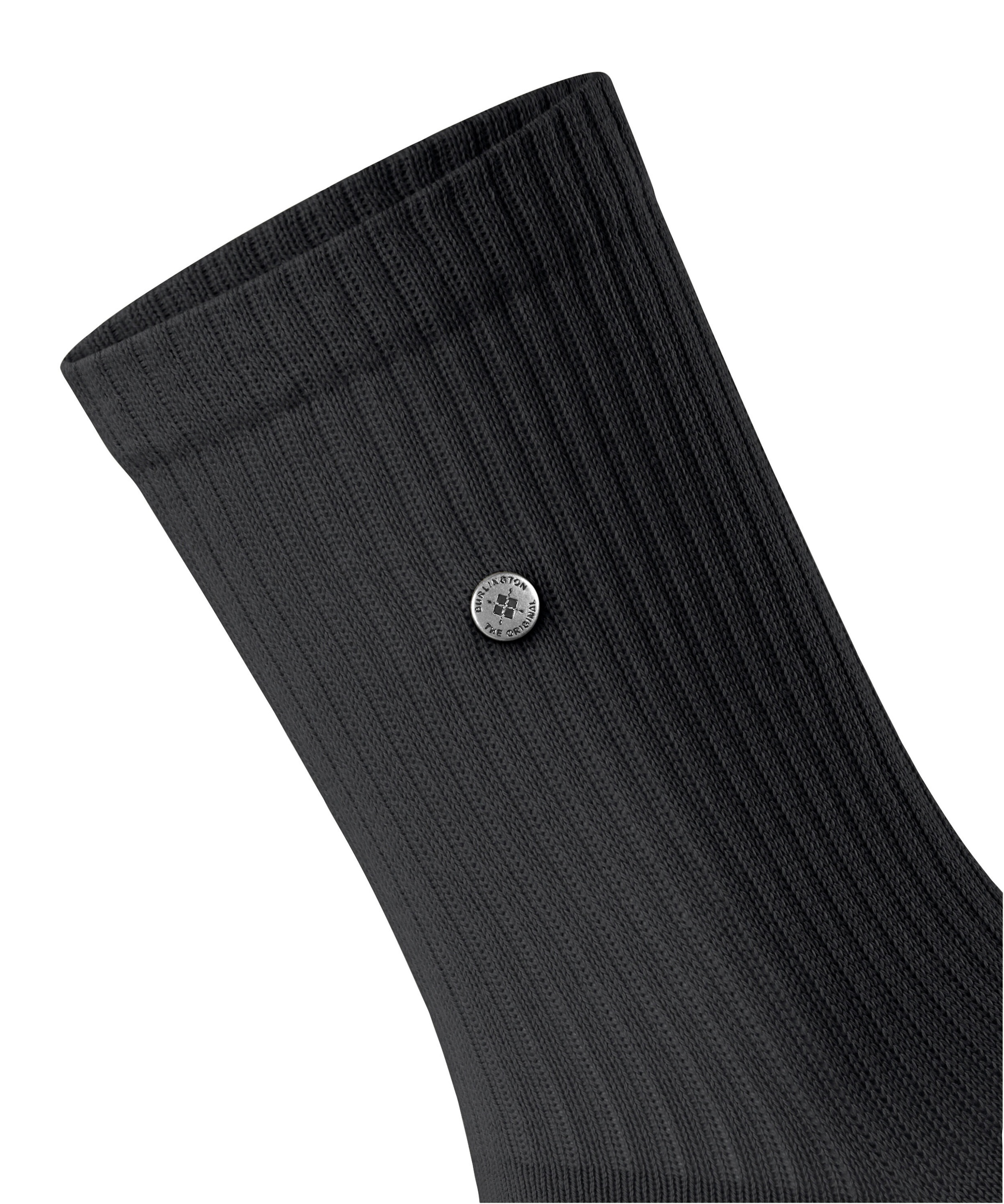 Burlington Chaussettes »Fleet Street« taille unique 36-41, structure côtelée à la mode, clip Burlington