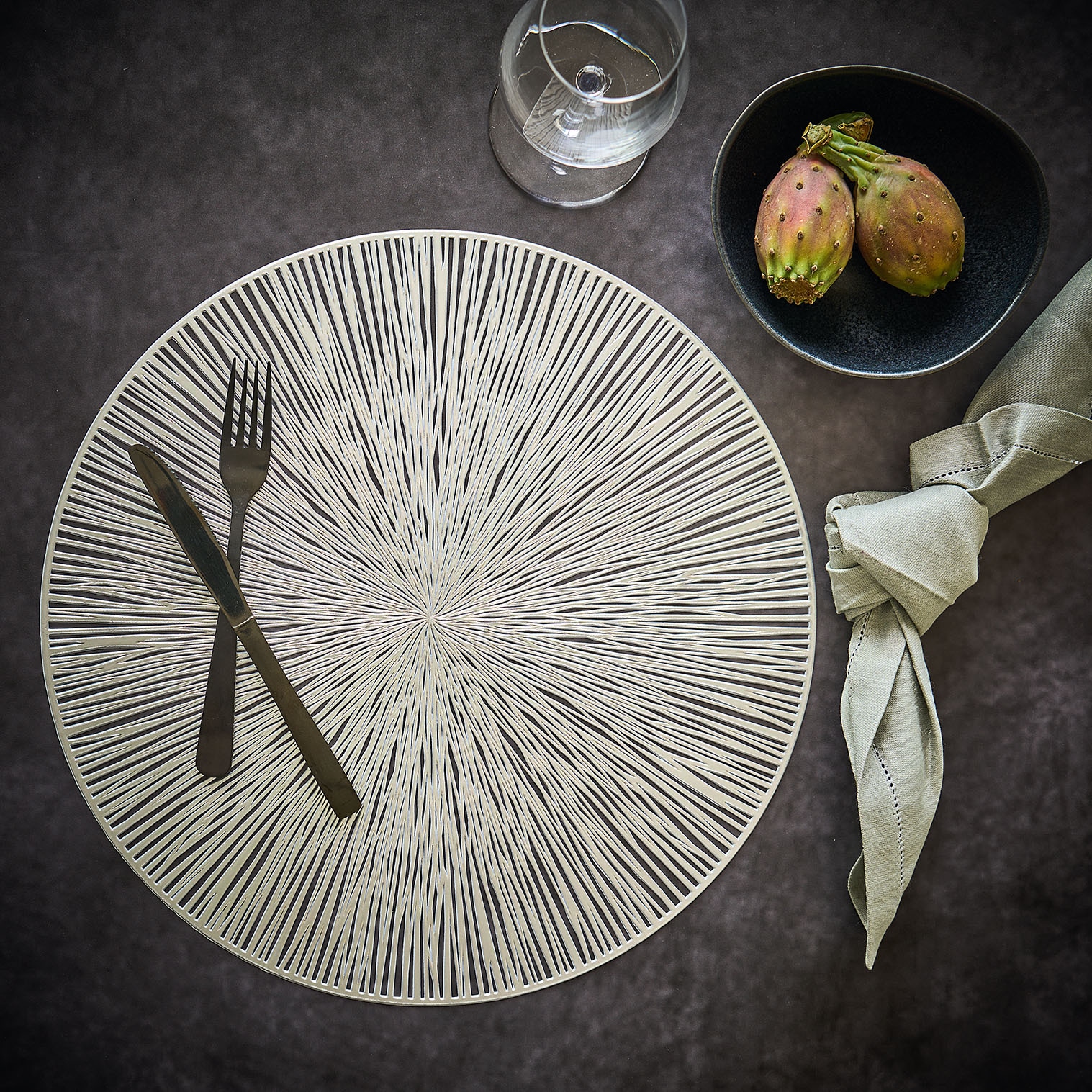 Zeller Present Set de table look festif
