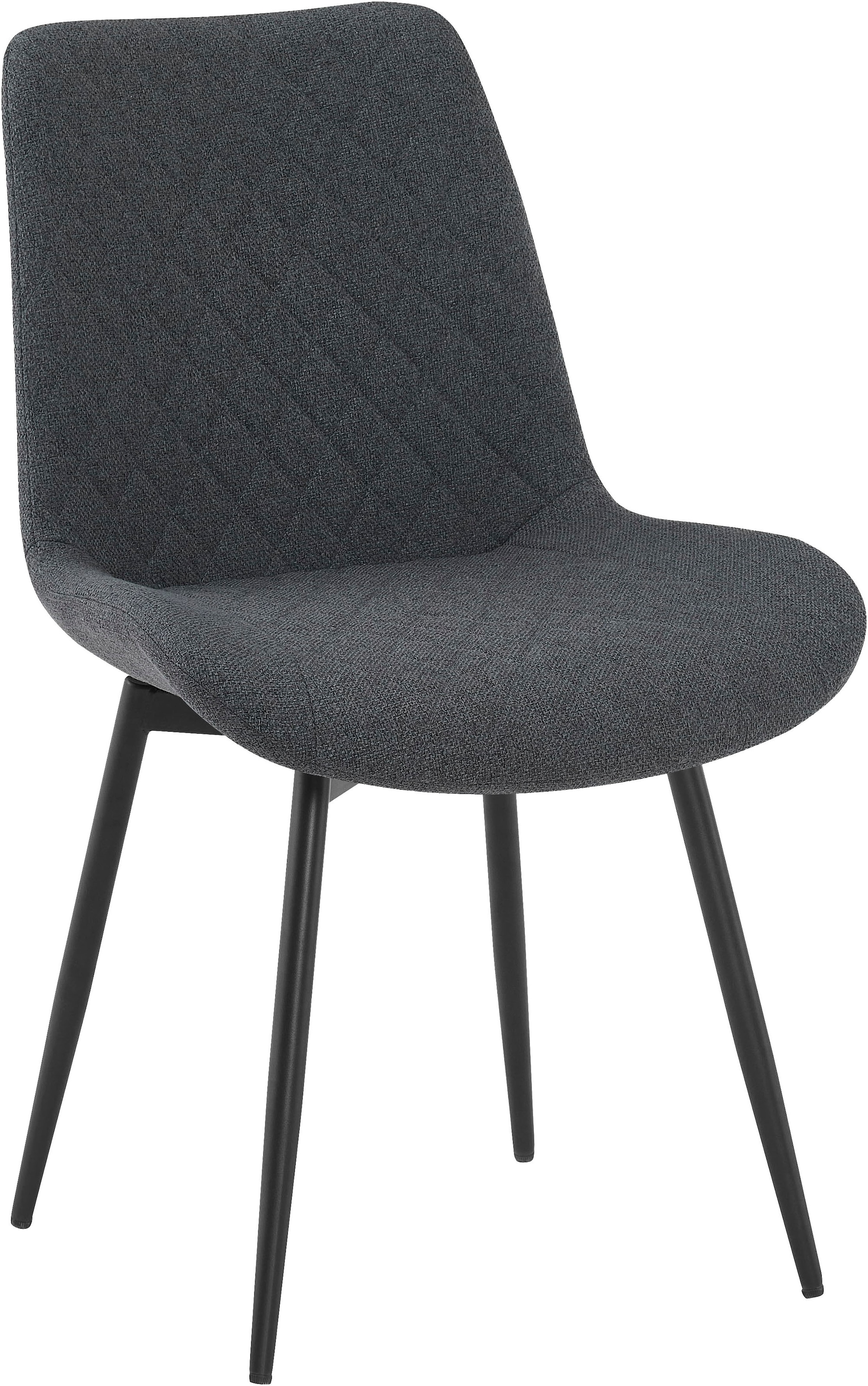 GOODproduct Ensemble de salle à manger »Juniper« Ensemble, 5 tlg. Table 140x80 cm en imitation céramique sinterisée avec 4 chaises, pivotante à 360°