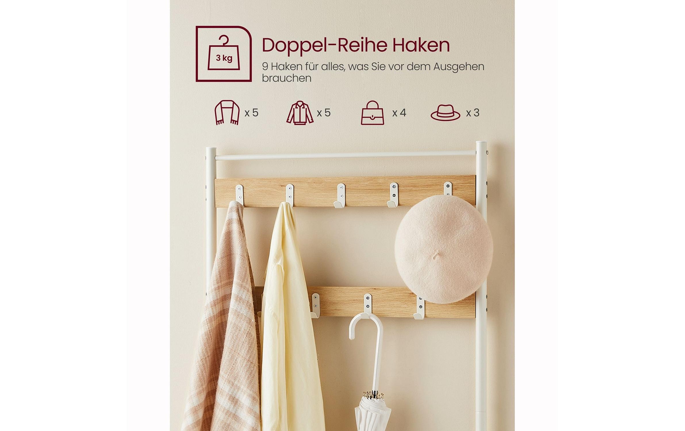 VASAGLE Garderobenständer »mit Schuhregal«