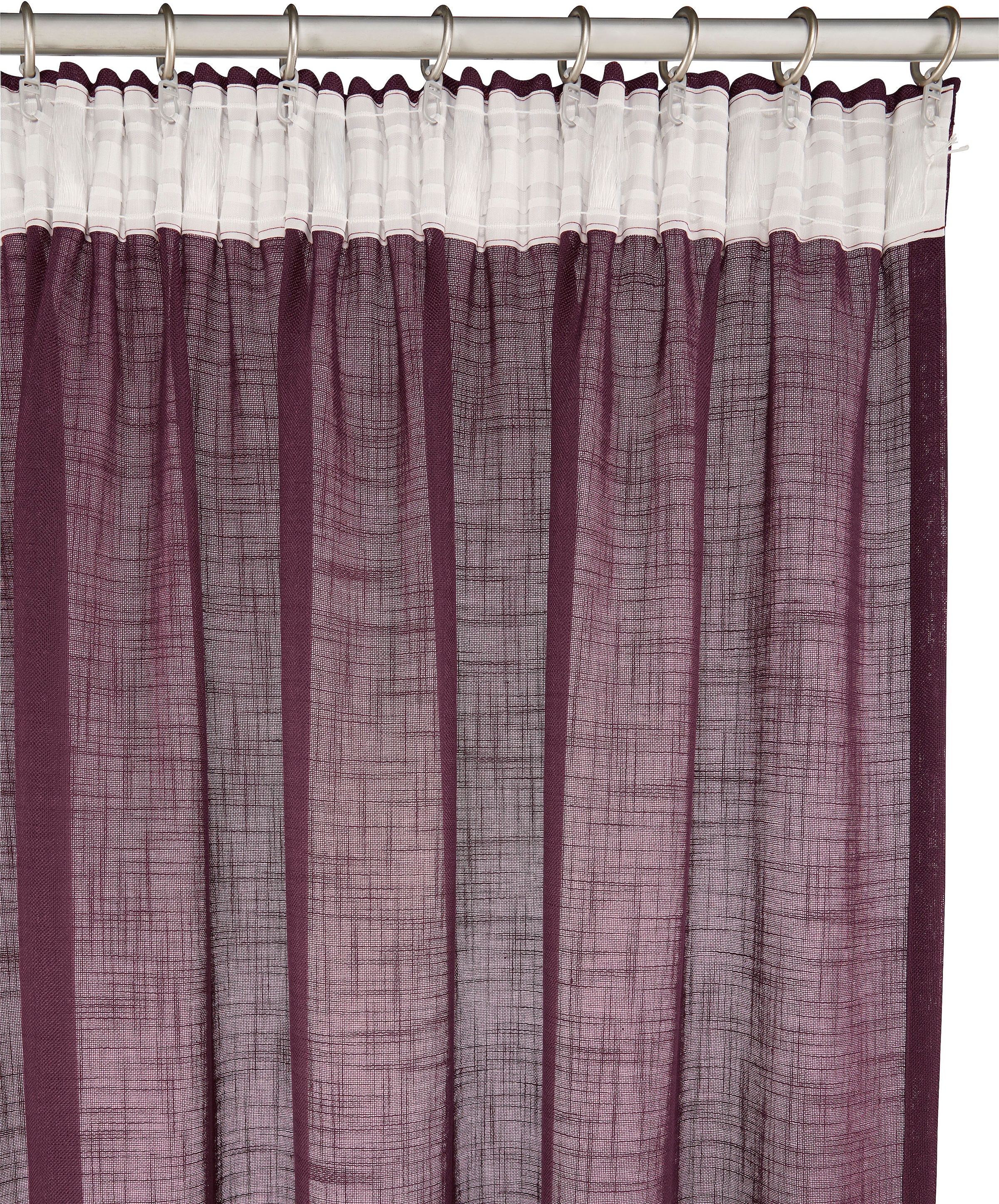 LeGer Home by Lena Gercke Gardine »Marusha« Multifunktionsband 1 Stk. tlg. 1 Schal, Leinenoptik, grob gewebt, verschiedene Grössen,