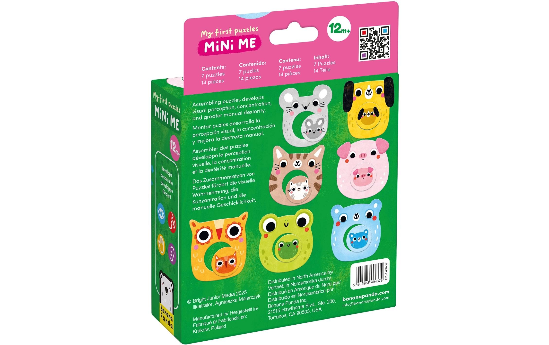   Puzzle »Banana Panda My First Mini Me Pappe 14 Teile« Multilingual