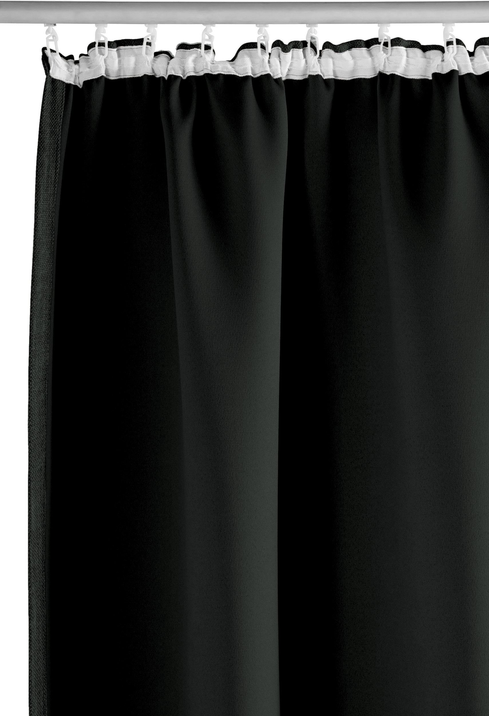 Bruno Banani Verdunkelungsvorhang »Bela« Kräuselband 1 Stk. tlg. blickdicht, meliert, verschiedene Grössen,