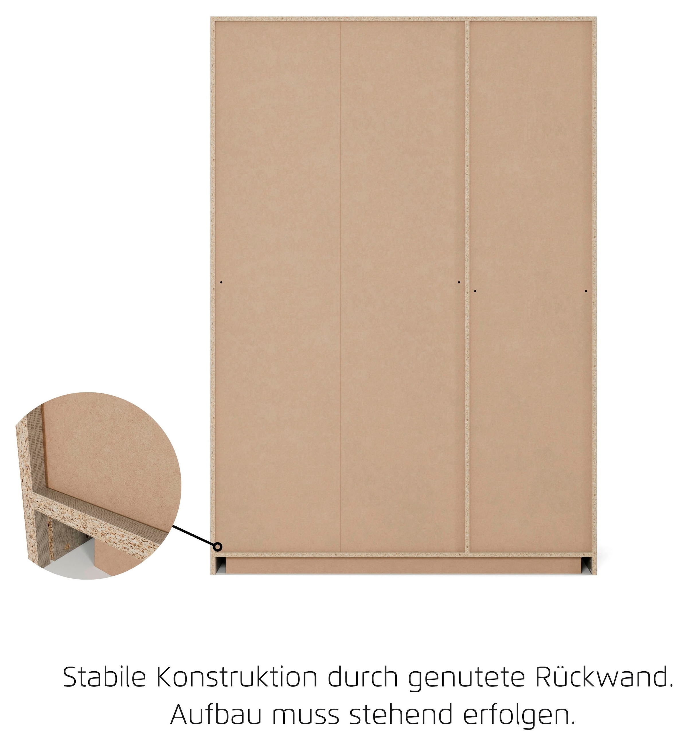 rauch Kleiderschrank »Schrank Garderobe Ankleide GAMMA Breiten 91/136/181/226/271/315/360 cm« in 3 Ausstattungen BASIC/CLASSIC/PREMIUM (inkl. SOFT-CLOSE-Funktion),  verschiedene Griff-Varianten, mit Spiegel TOPSELLER MADE IN GERMANY