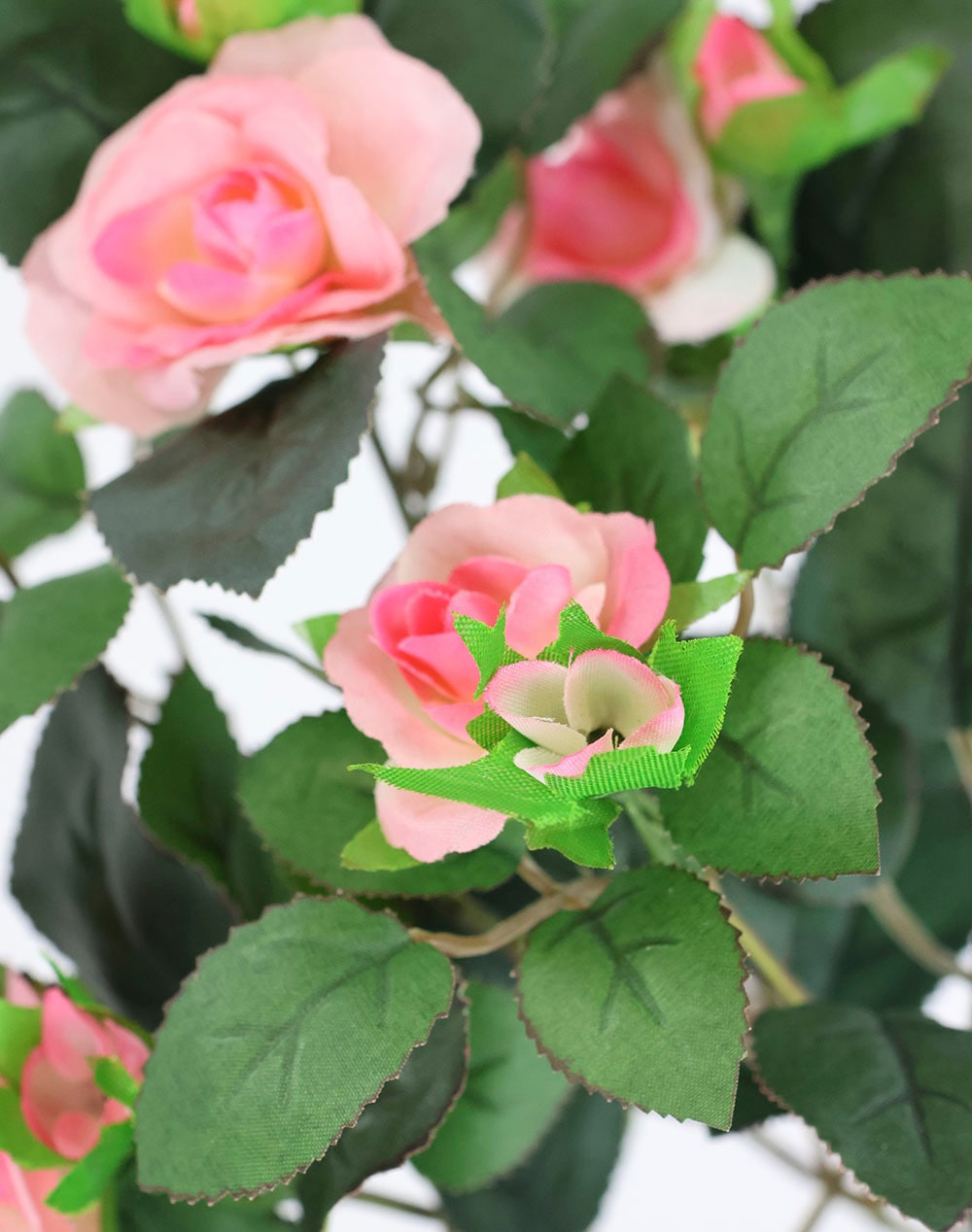 I.GE.A. Fleur artificielle »Künstlicher Rosenhänger« Rosenranke Rosenbogen Rosen Blume Rosengirlande Deko Busch