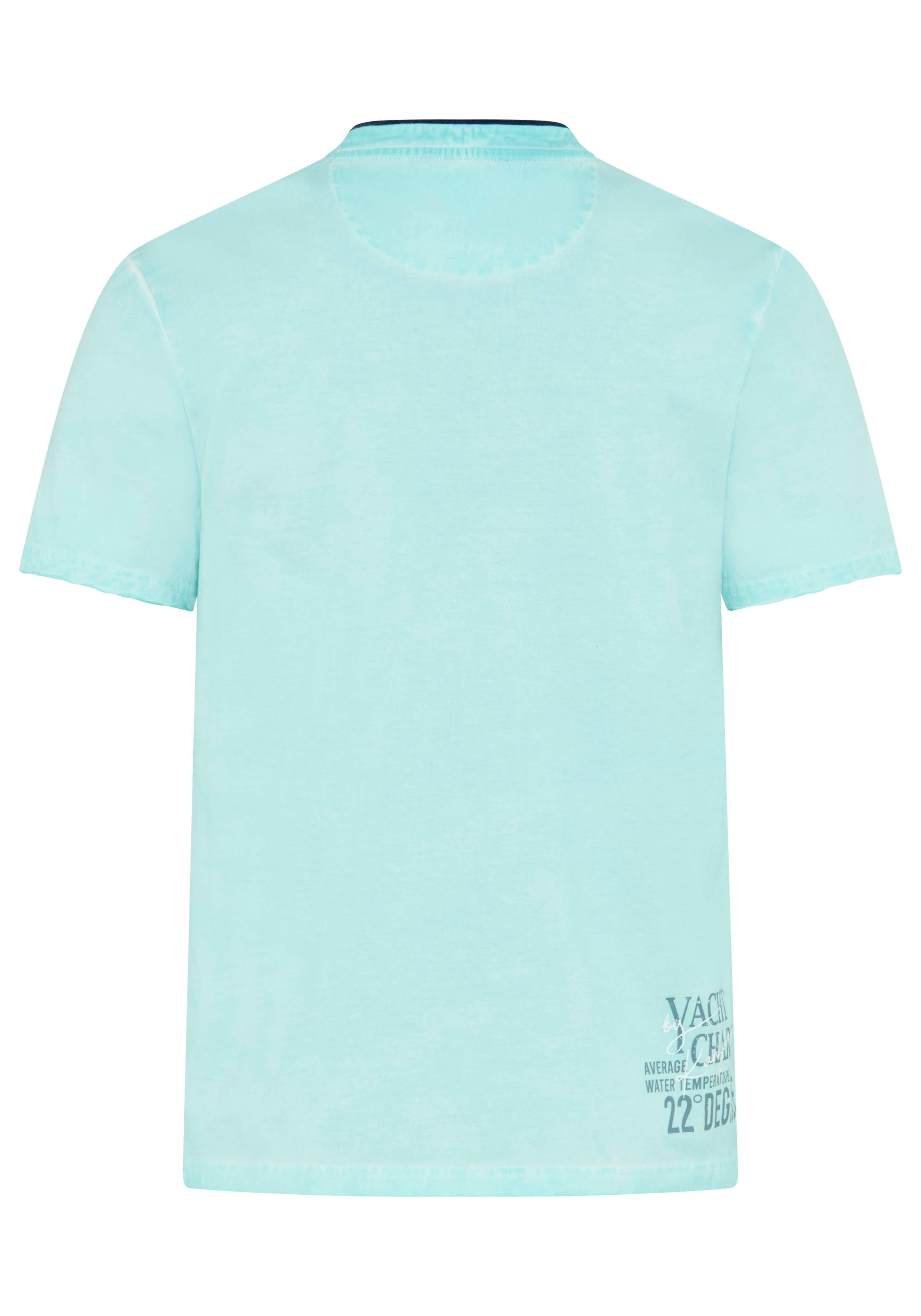 KangaROOS T-shirt Henleys schmaler Schnitt, Halbarm, mit V-Ausschnitt und Knopfleiste