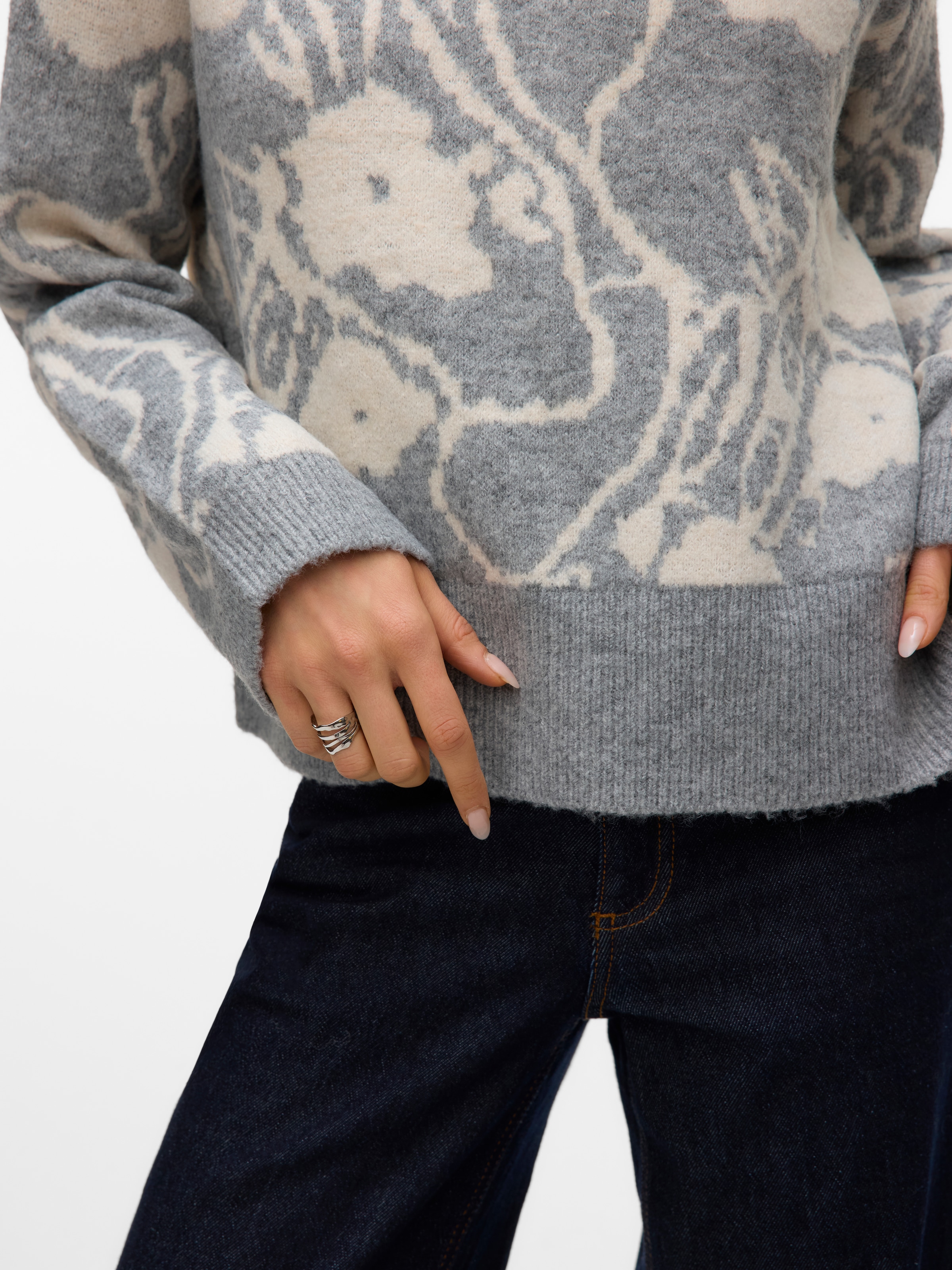 Vero Moda Strickpullover »VMKAILA LS O-NECK PULLOVER BOO«