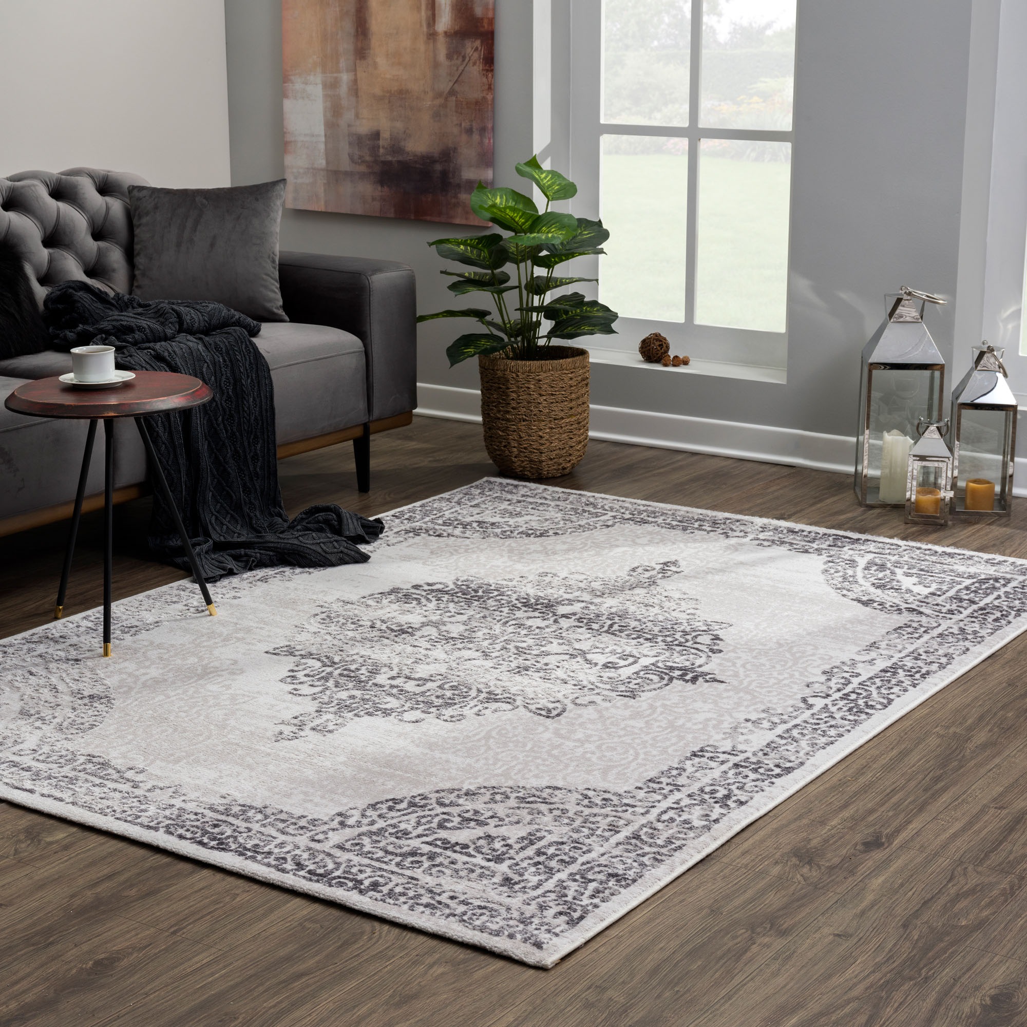 Sanat Tapis »Evra 7001« Rectangulaire 22 mm Höhe Wohnzimmer, Kurzflor, modern, Läufer