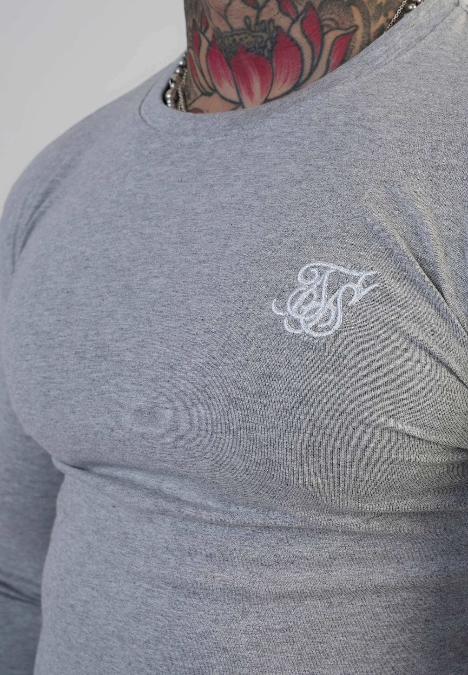Siksilk T-shirt à manches longues »Siksilk Langarmshirt Essentials Long Sleeve T-Shirt«