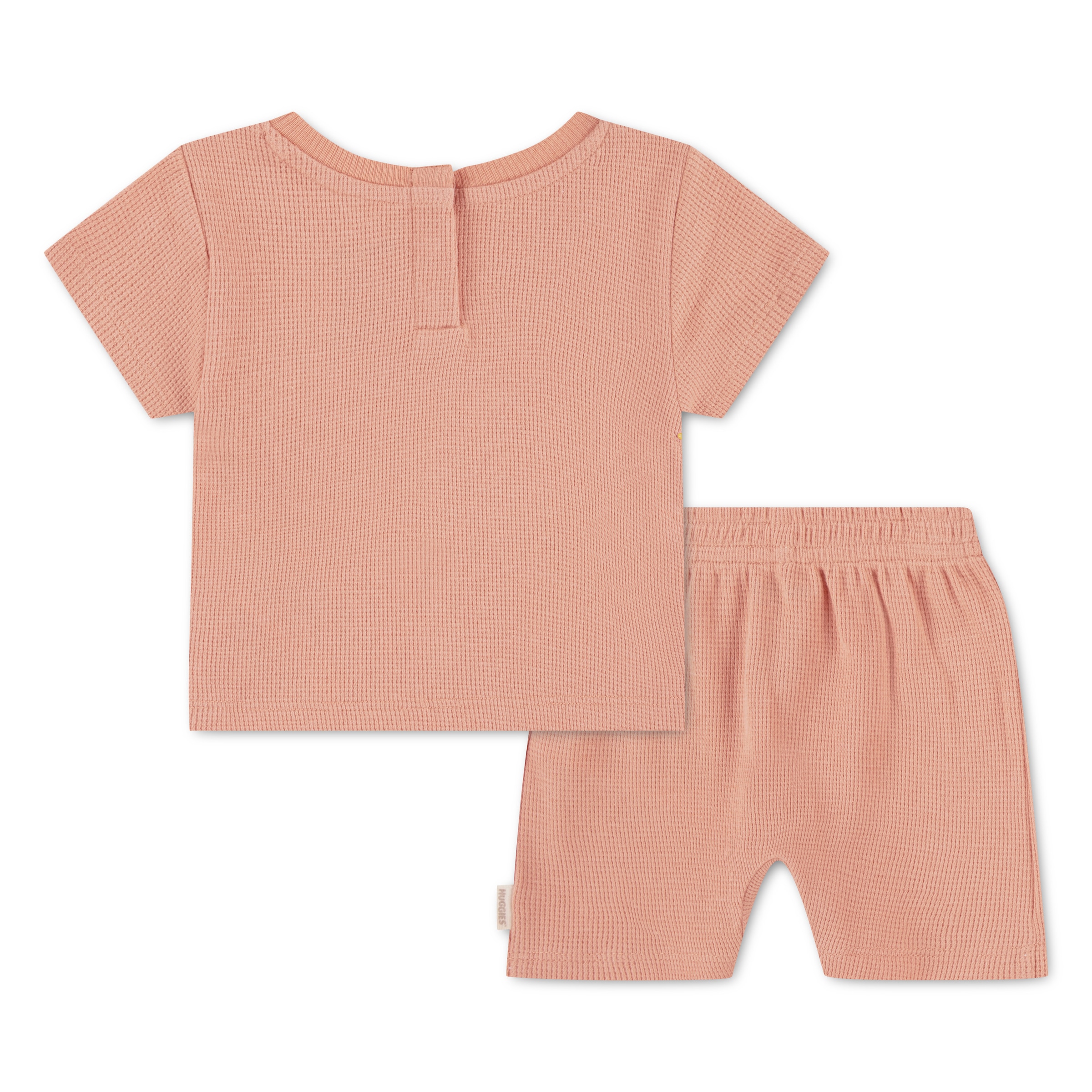 HUGGIES babywear Shirt & Hose »HUGB SHORT SET« Set, 2 mit süsser Tierapplikation, Baumwolle
