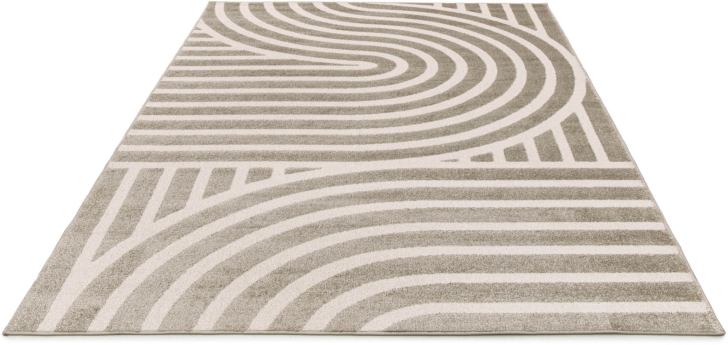 GOODproduct Tapis »Rubi, Supersoft, 3D- Design, weiche Haptik« Rectangulaire 9 mm Höhe velours ras doux, facile d'entretien, salon, salle à manger, chambre