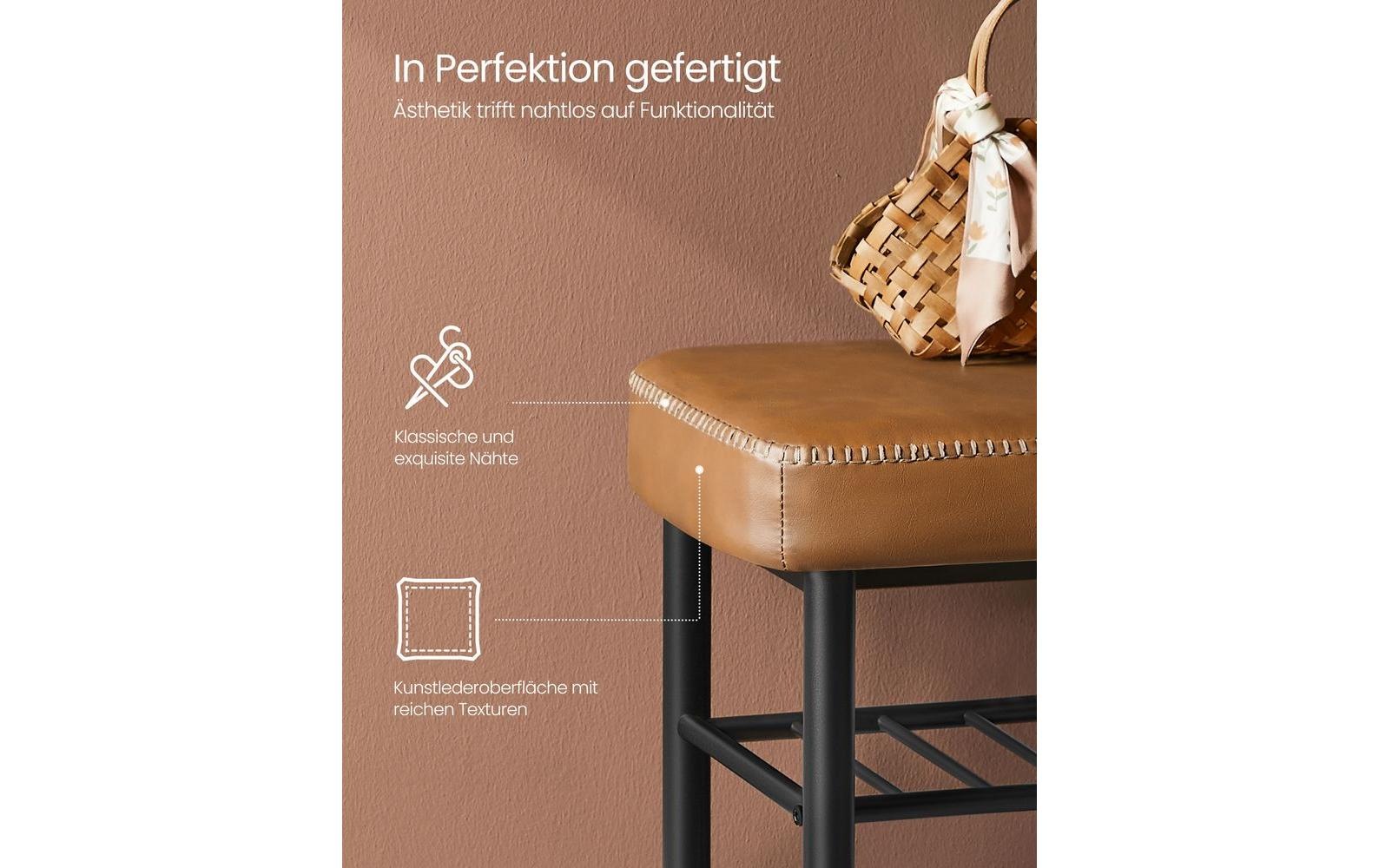 VASAGLE Empileur de chaussures »Ekho 80 x 50 cm Braun«