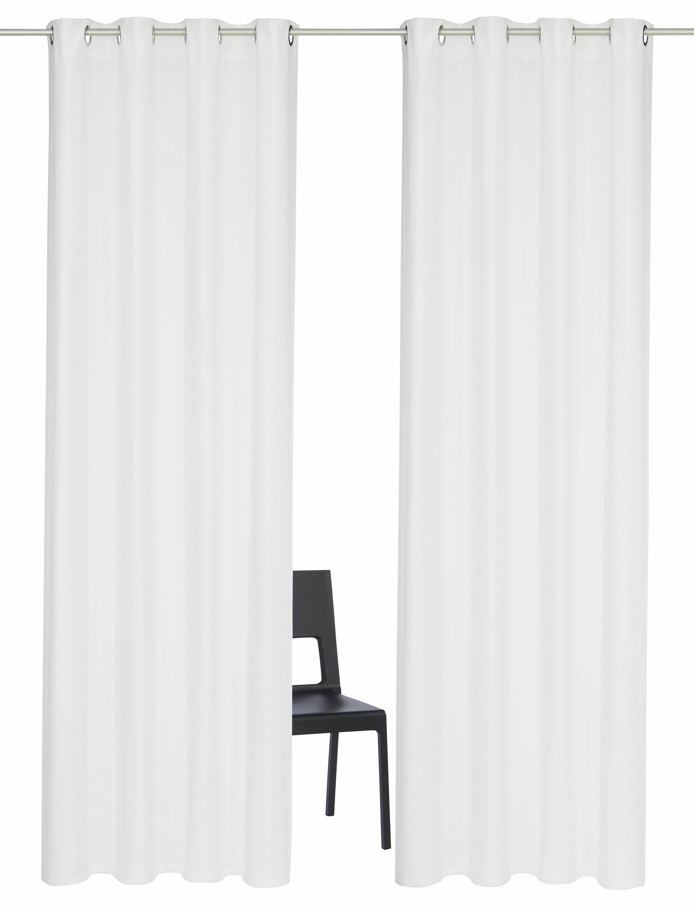 my home Vorhang »Parry« Ösen 2 Stk. tlg. 2-er Set, blickdicht, monochrom, basic