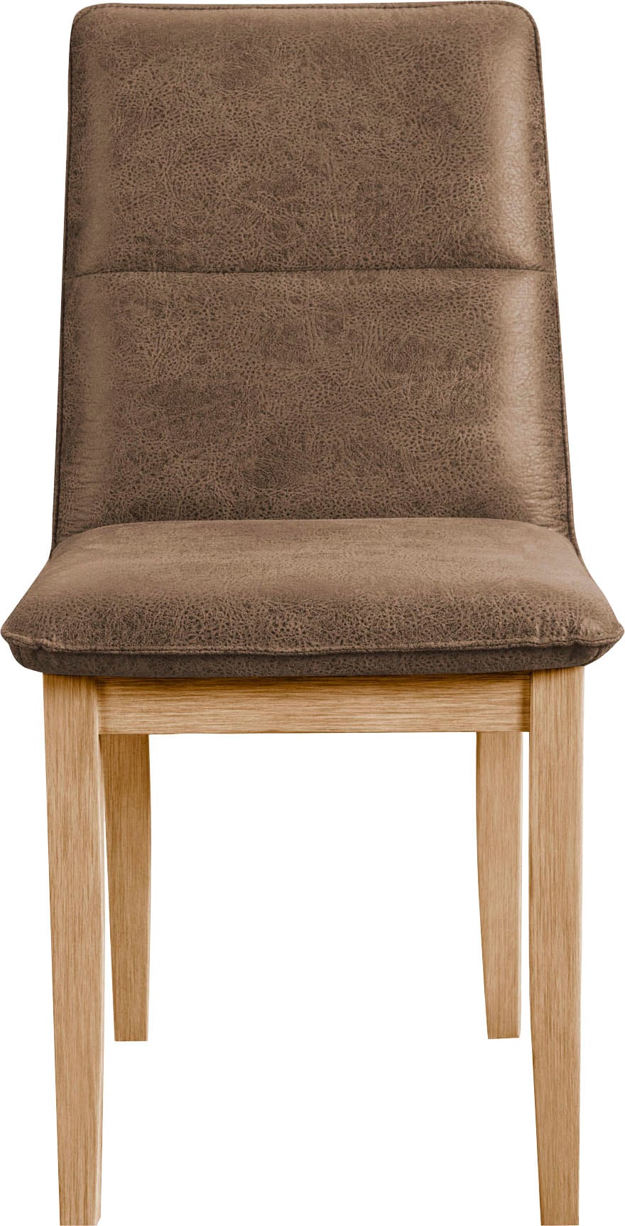 Home affaire Esszimmerstuhl »Beluna Polsterstuhl Esszimmer Bestseller« (Set) 2 Stk.Gestell und Beine aus massiver Eiche modernes Landhaus