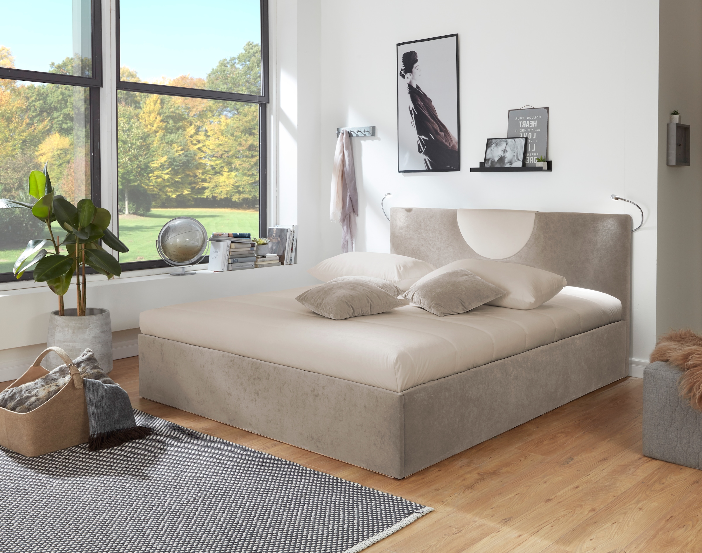 Westfalia Schlafkomfort Lit rembourré »Pisa in verschiedenen Härtegraden und Grössen« wahlweise mit oder ohne Bettkasten