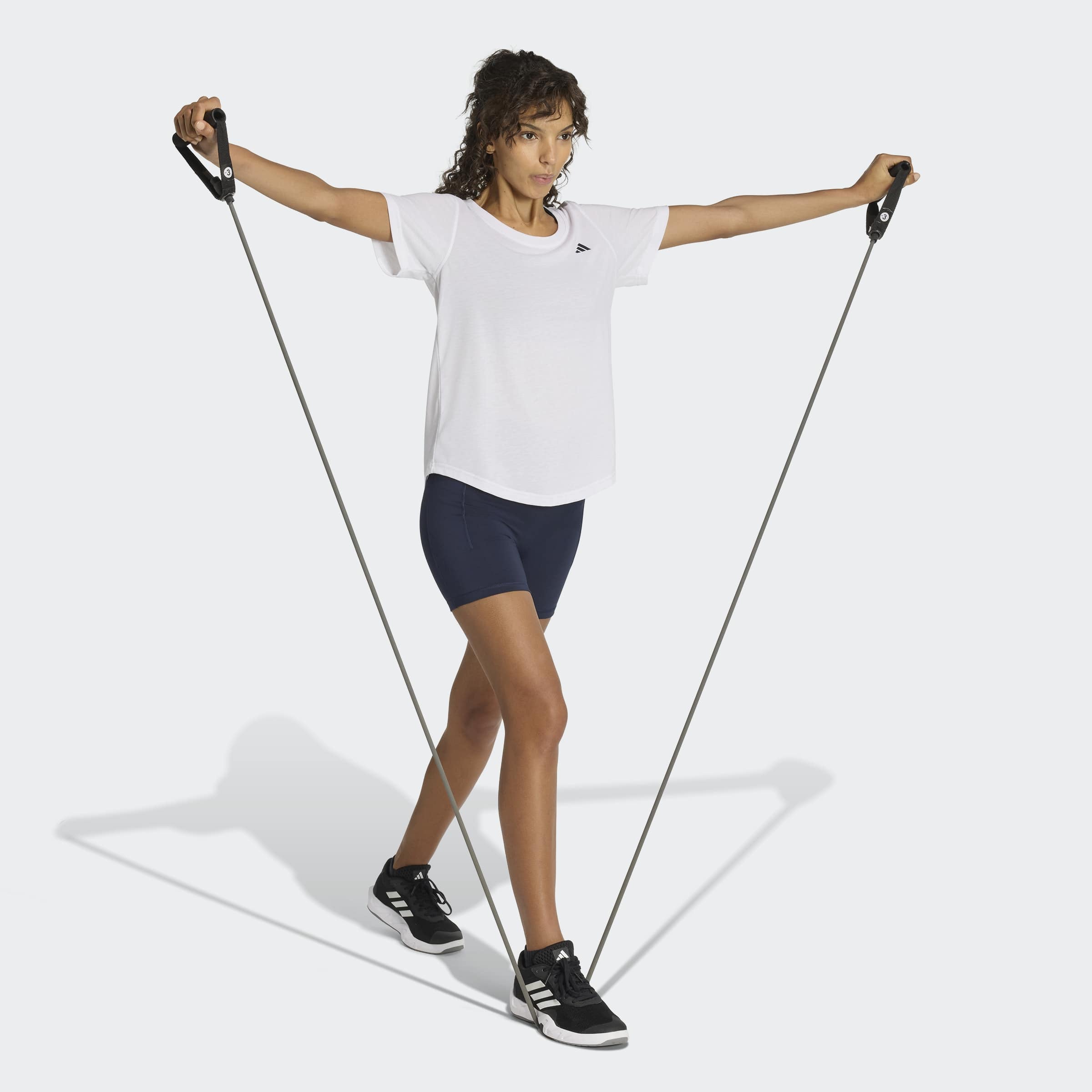 adidas Performance Short »3-STREIFEN STUDIO ALL ME BOOTY LEGGINGS, KURZ«