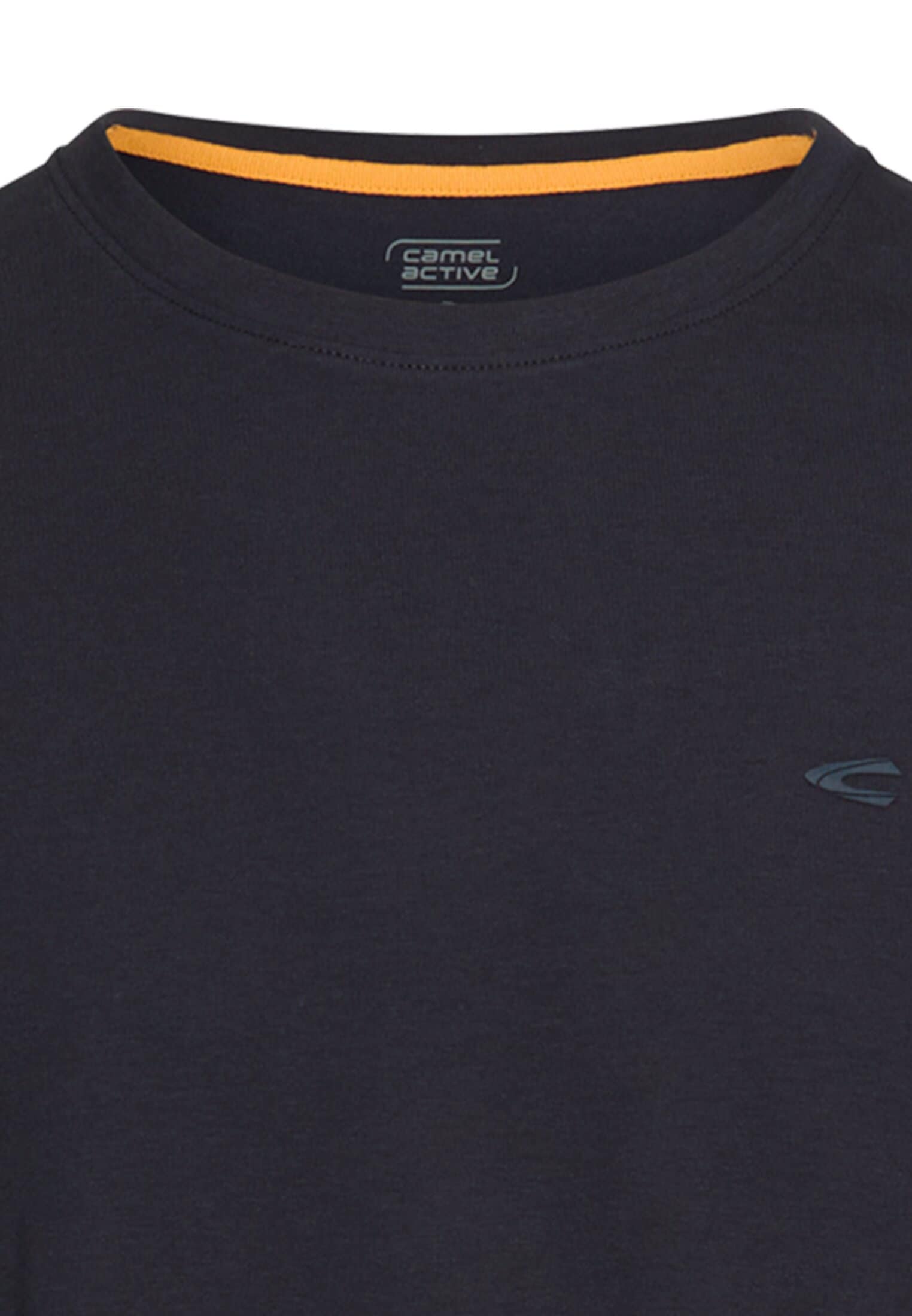 camel active T-shirt à manches longues manches longues avec stretch - uni