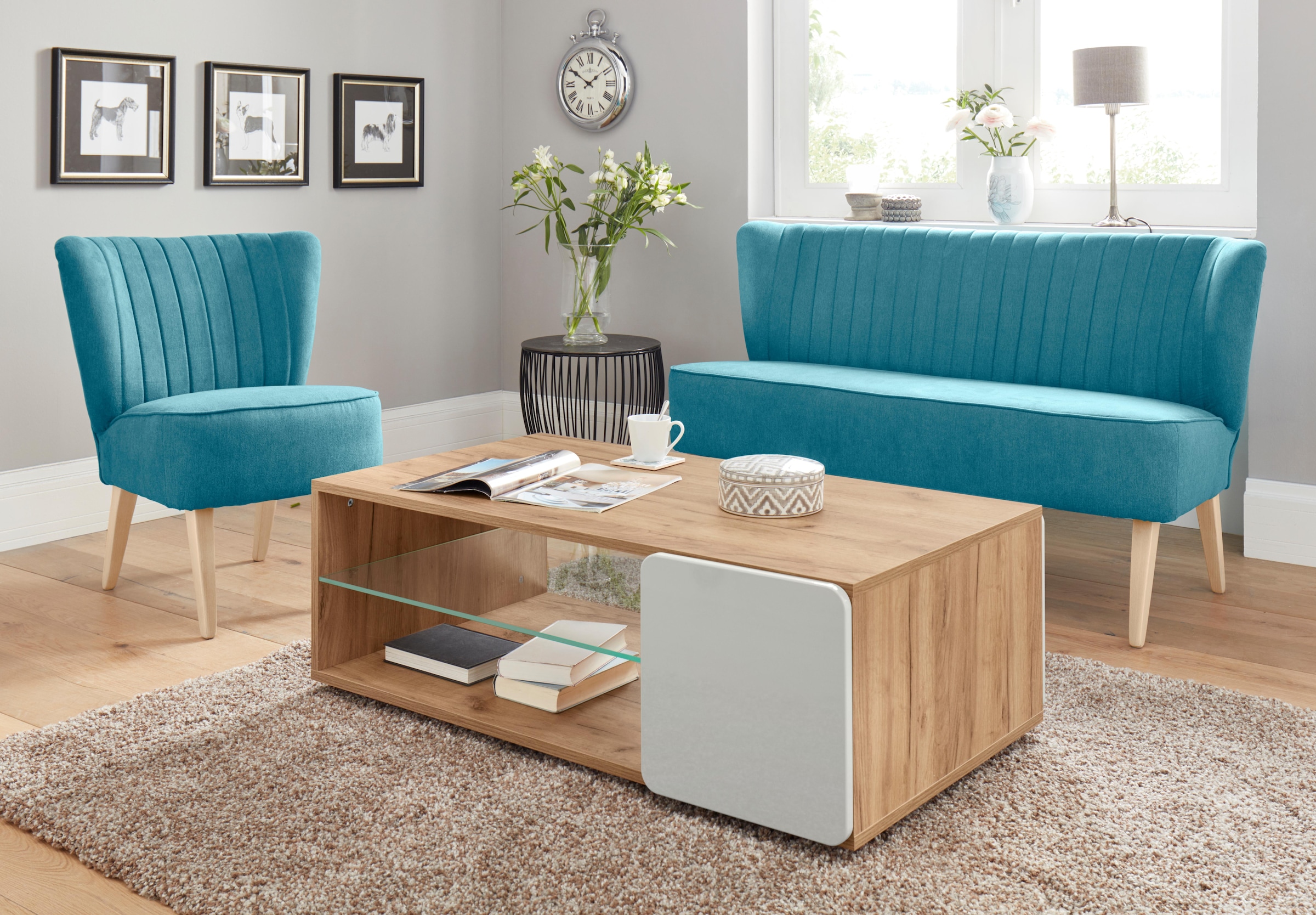 Home affaire Fauteuil »Campi« in verschiedenen Farben verfügbar, frei im Raum stellbar