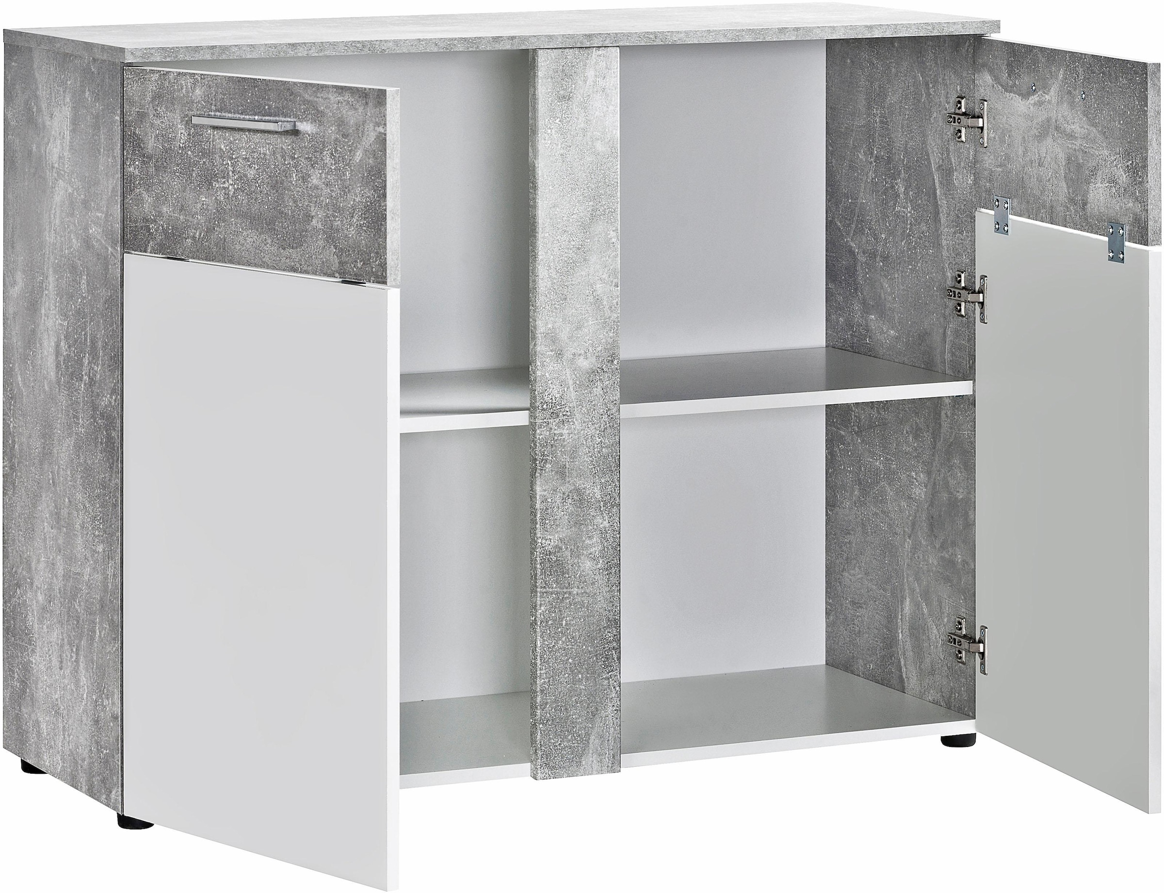 Procontour Commode »Trenti« hauteur 81 cm, avec tablette réglable en hauteur