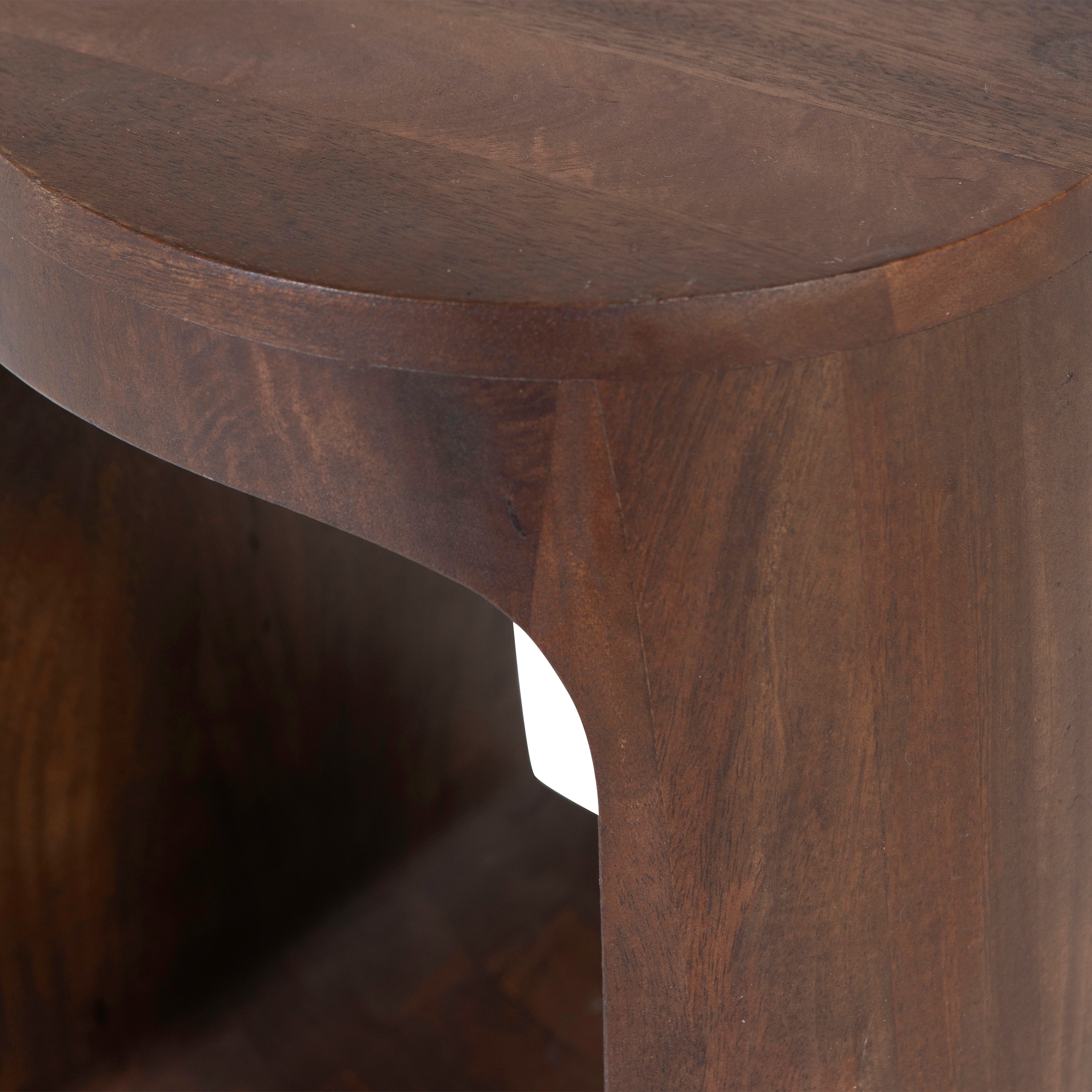WOOOD Couchtisch »Bayo mit Massivmangoholz und organischer Form B 33 x T 33 x H 45 cm« Tragkraft 45–50 kg, ausschliesslich Innenbereich, montiert geliefert
