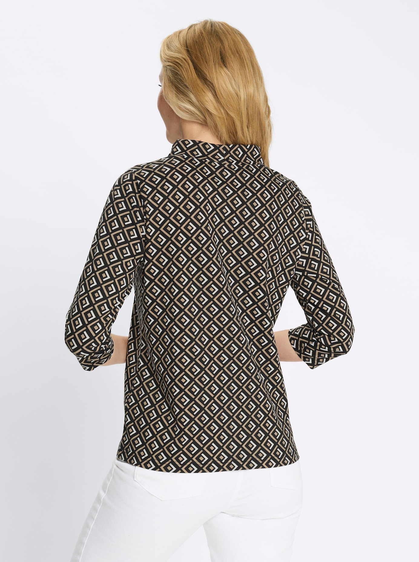 Classic Basics T-shirt à col montant »Druck-Shirt« 1 pièces