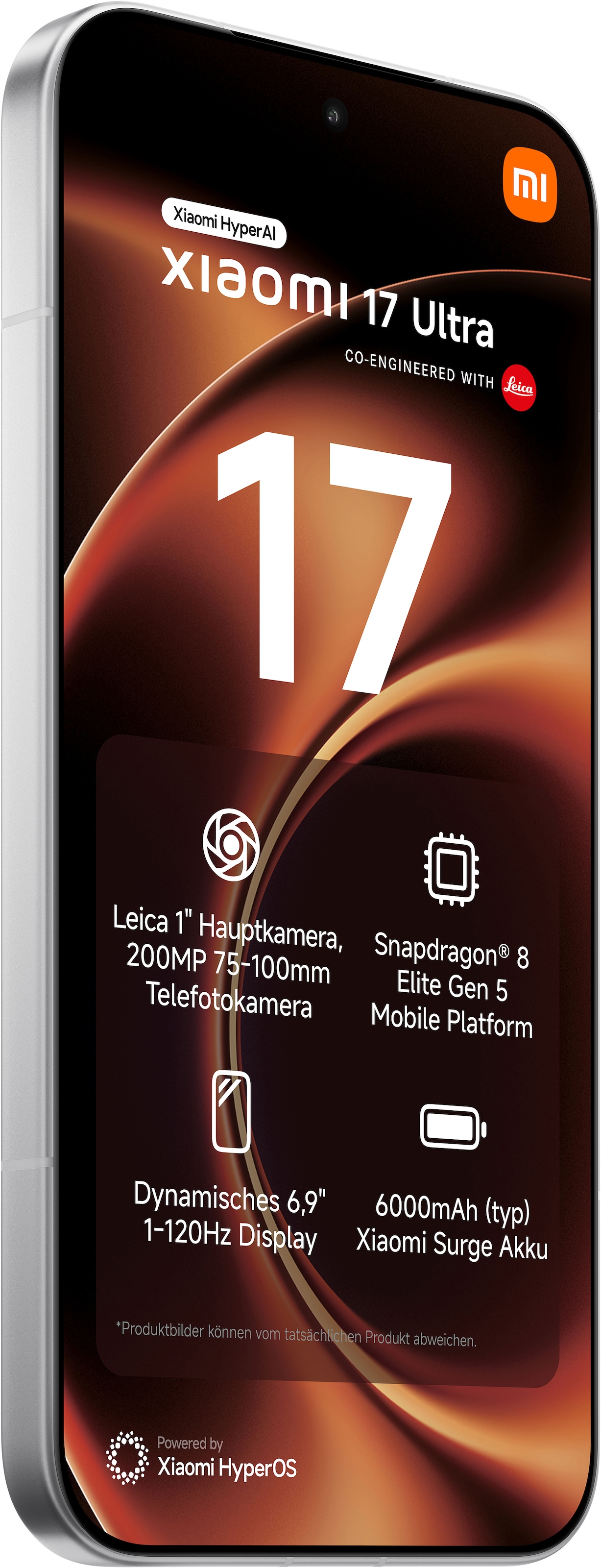 Xiaomi Smartphone »17 Ultra 16+512GB« Weiss