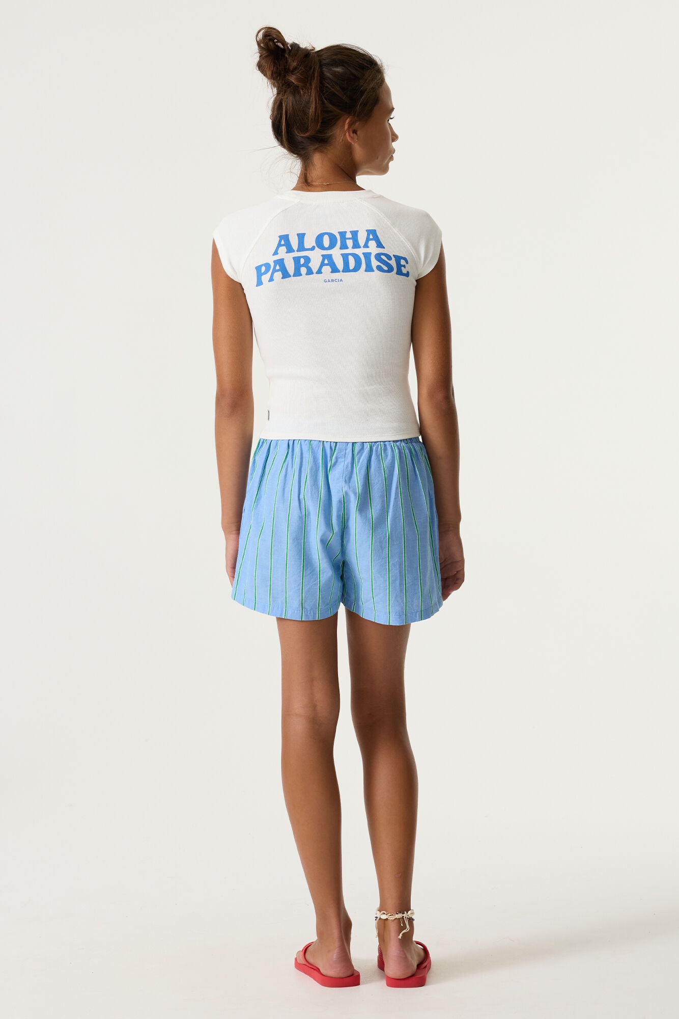 Garcia Bermuda  avec broderie logo for GIRLS