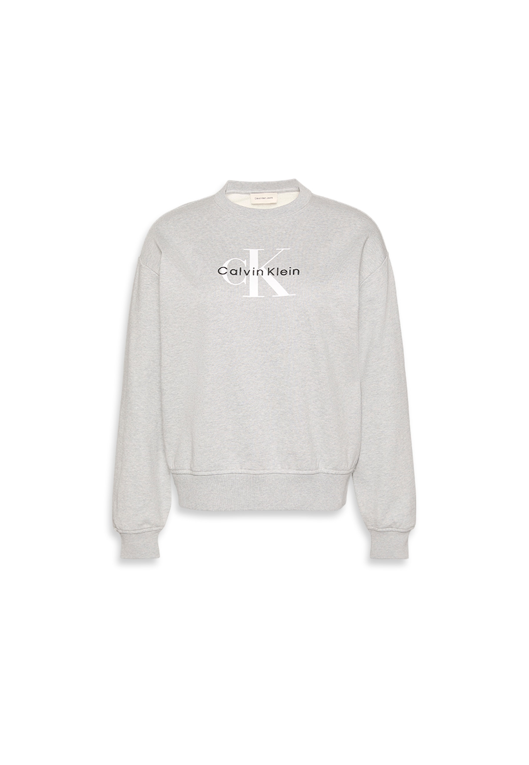 Calvin Klein Jeans Sweatshirt »LS MONOLOGO FRENCH TERRY RLXD CR«, , Logoschriftzug
