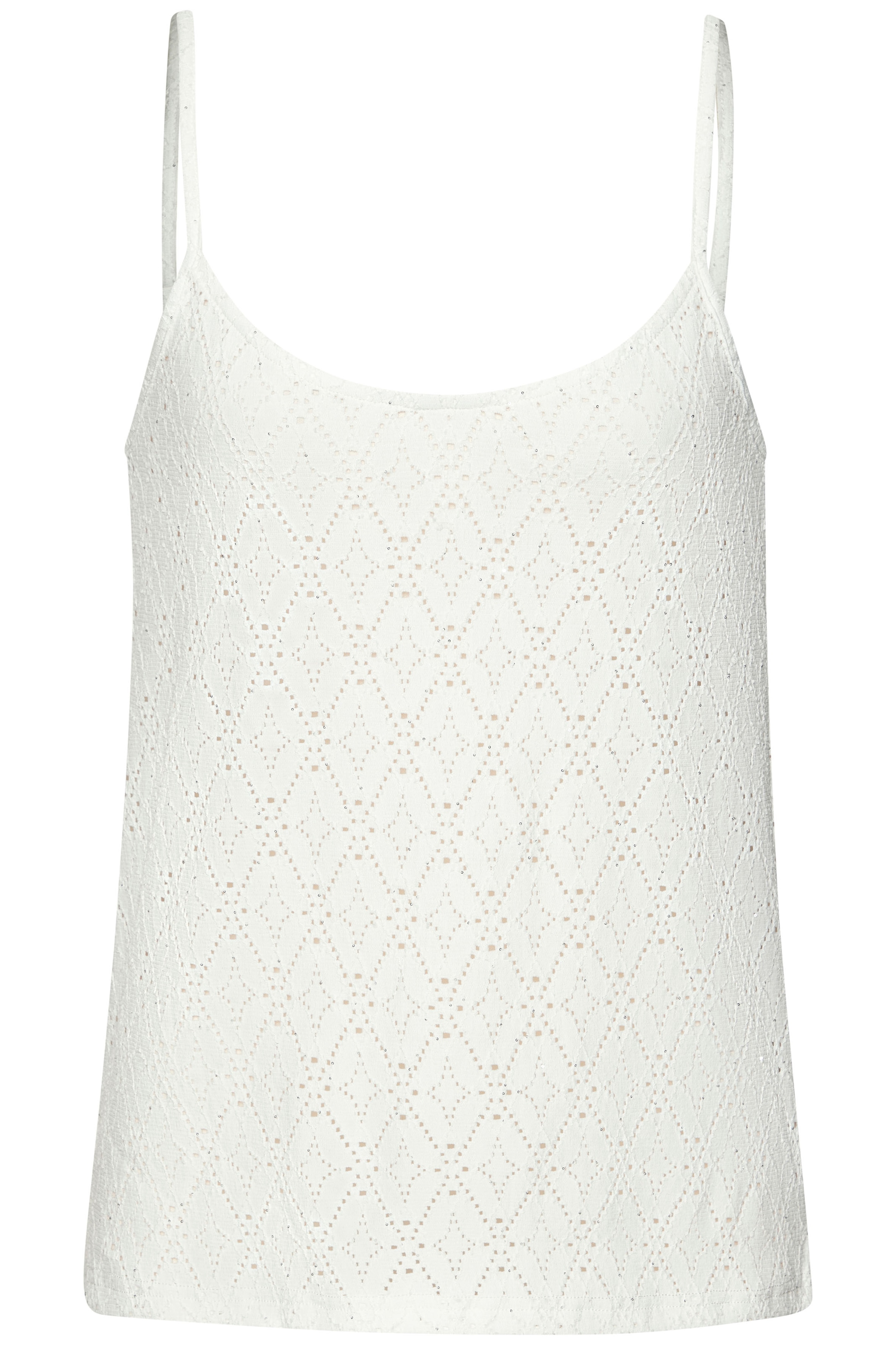 LASCANA Top à bretelles spaghetti »mit funkelnden Pailetten«, aus hochwertiger Ajour-Qualität
