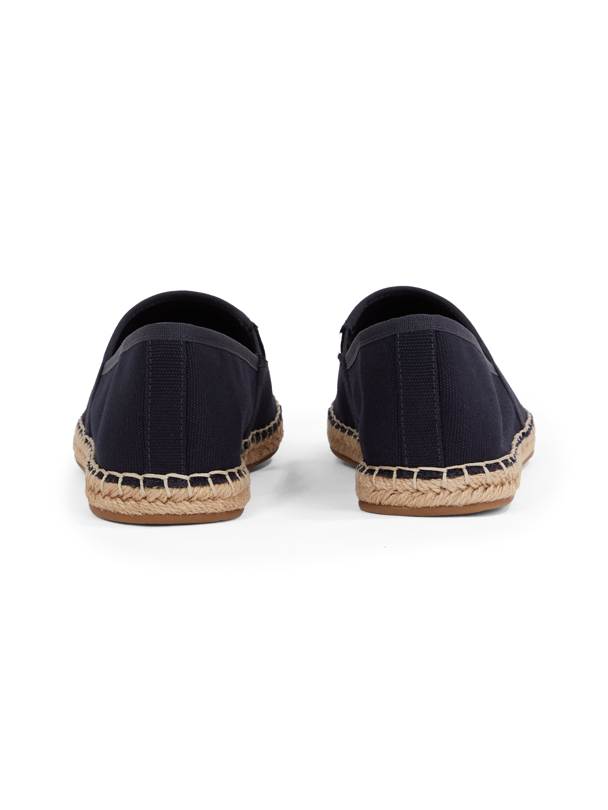 Tommy Hilfiger Espadrille »FLAG CANVAS ESPADRILLE«  ,Slipper,Flats,Bequemschuh mit Jutebezug und Ziernähten, schmale Form