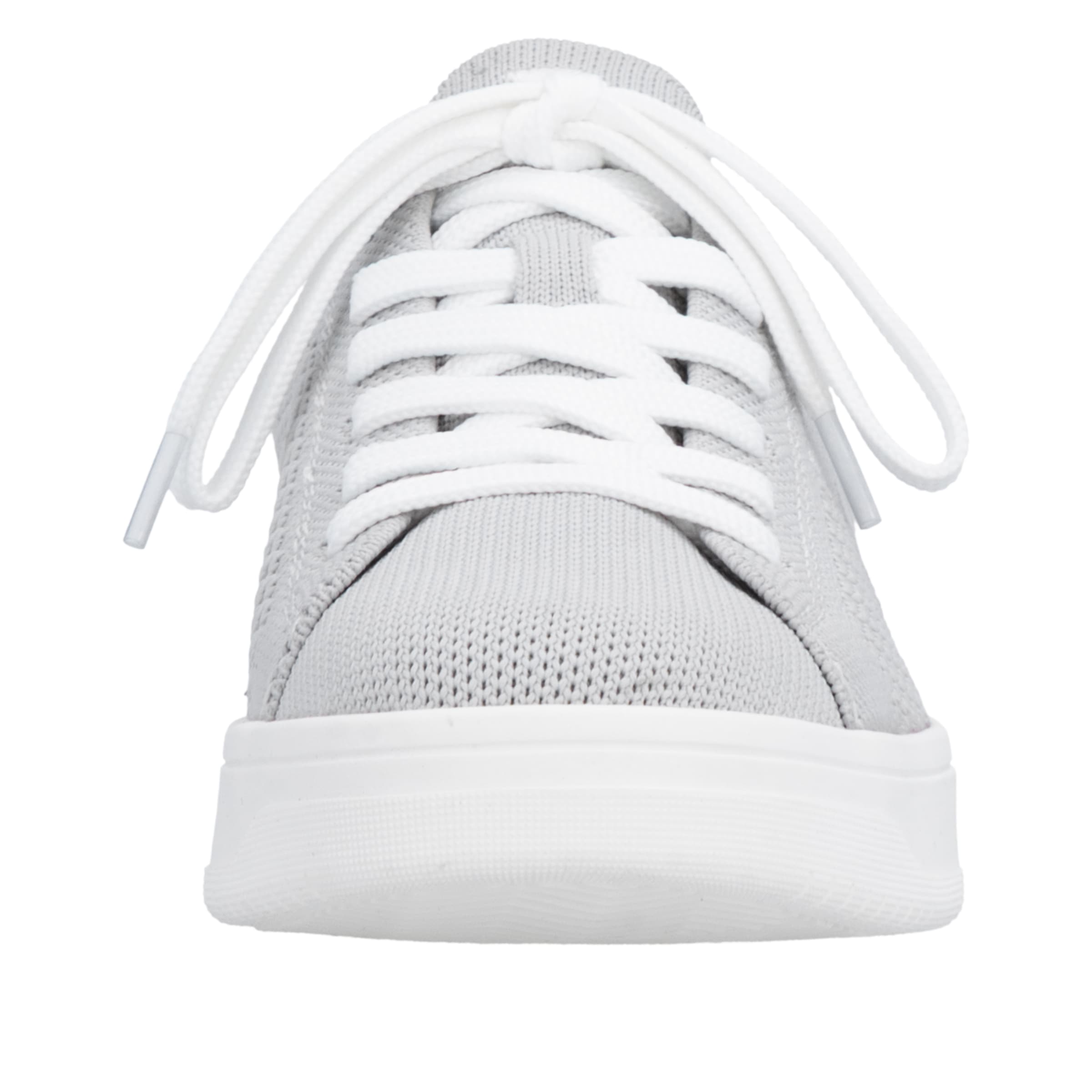 RIEKER Sport Baskets à plateforme  Sneaker slip-on, chaussure basse, sneaker décontracté avec laçage appliqué