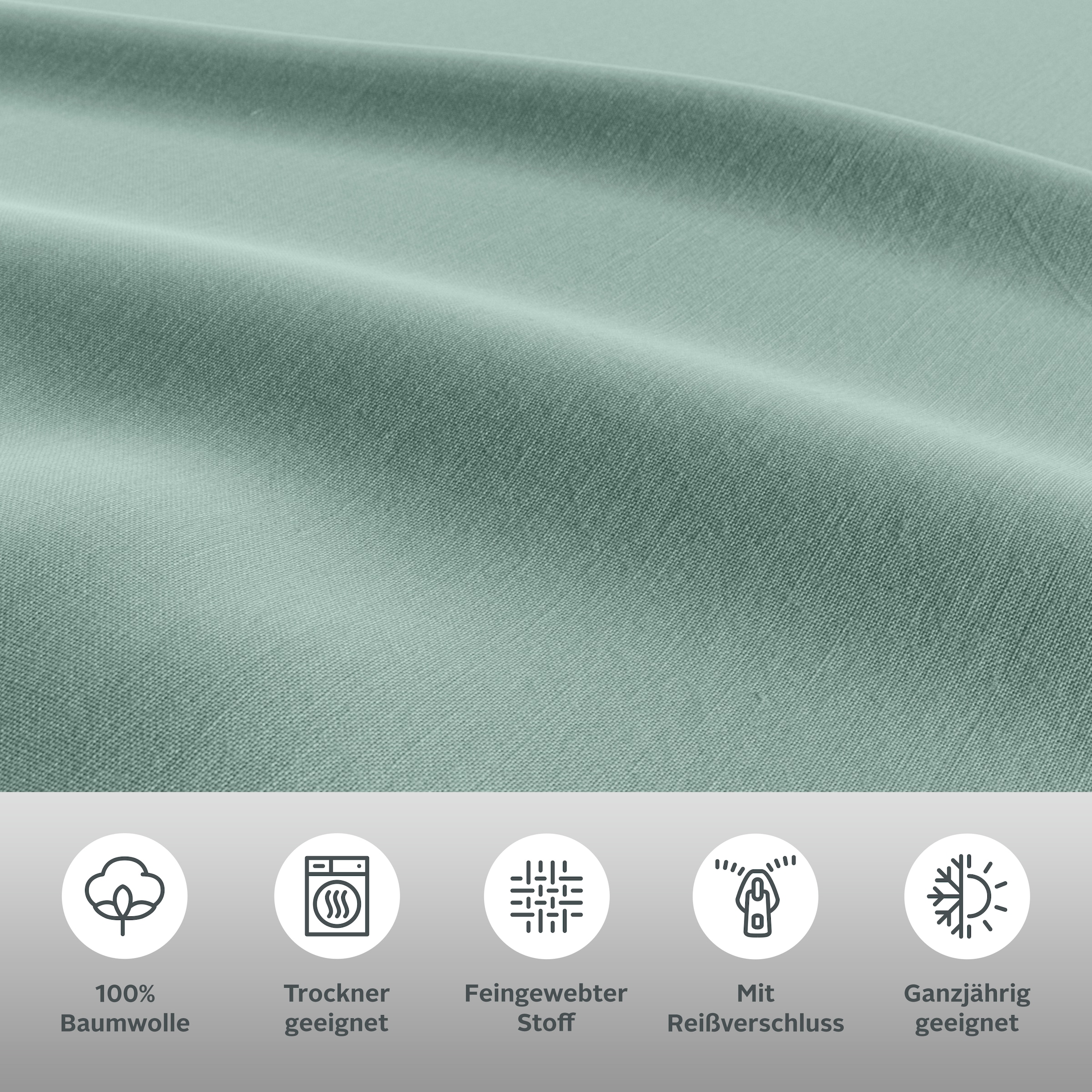 GOODproduct Bettwäsche »Luisa« 2 Stk. 100% Baumwolle, ab Gr. 135x200, auch in PREMIUM Qualitäten erhältlich