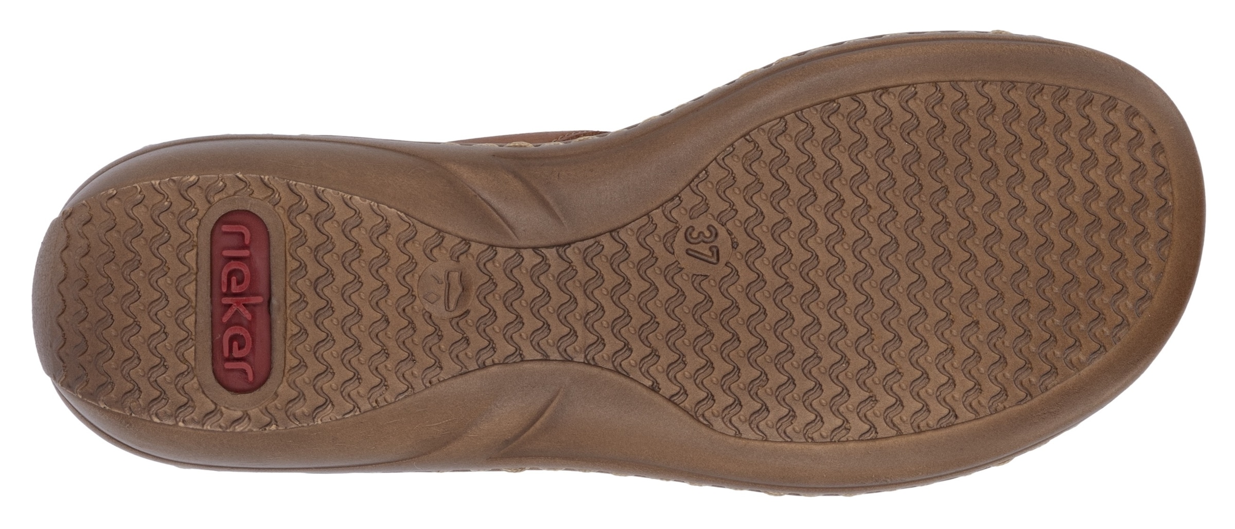 Rieker Pantolette  Sommerschuh, Strandschuh, Klettschuh mit Perforation