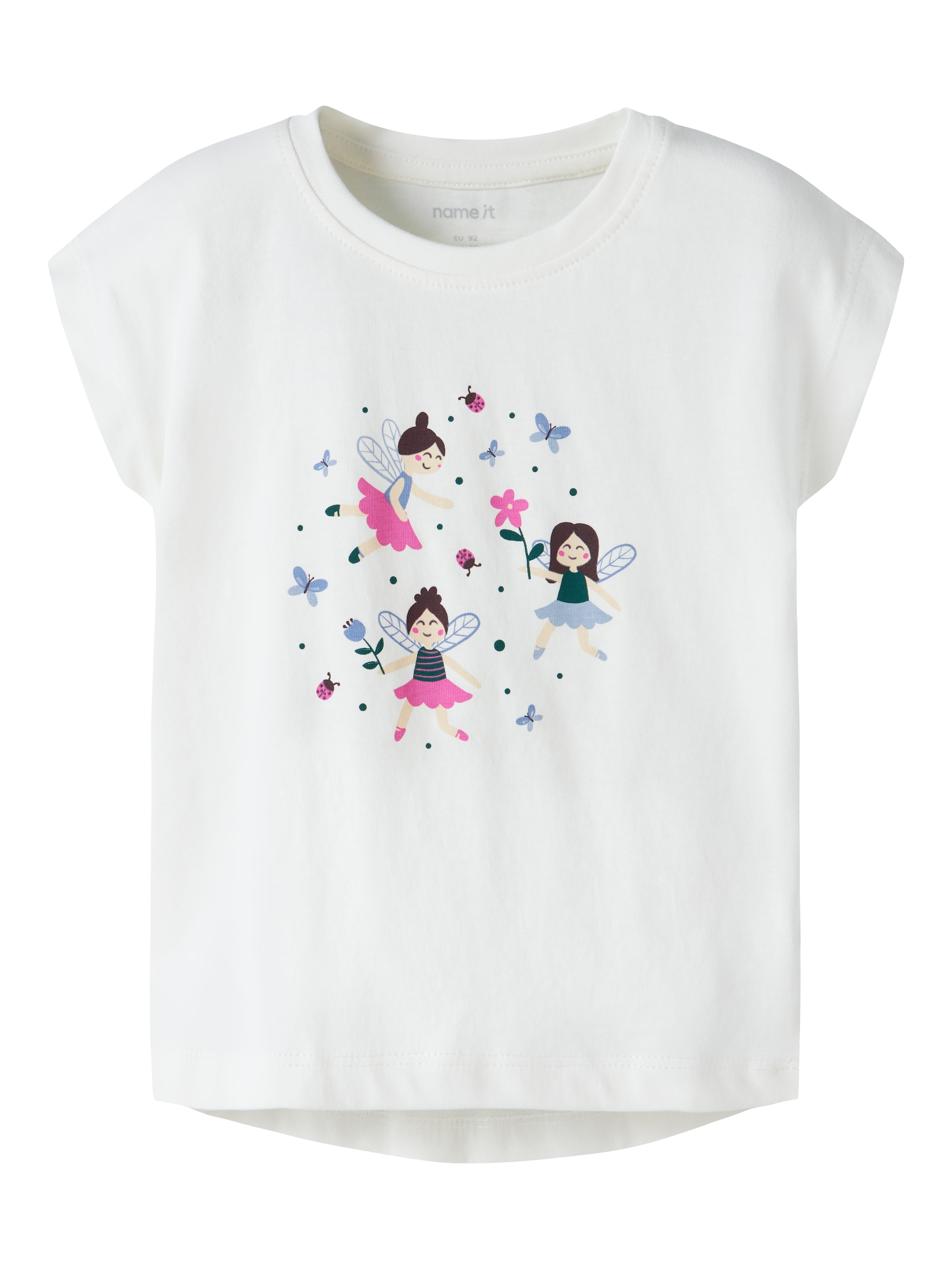 Name It T-Shirt »NMFVIGEA CAPSL TOP« Baumwolle, regular fit