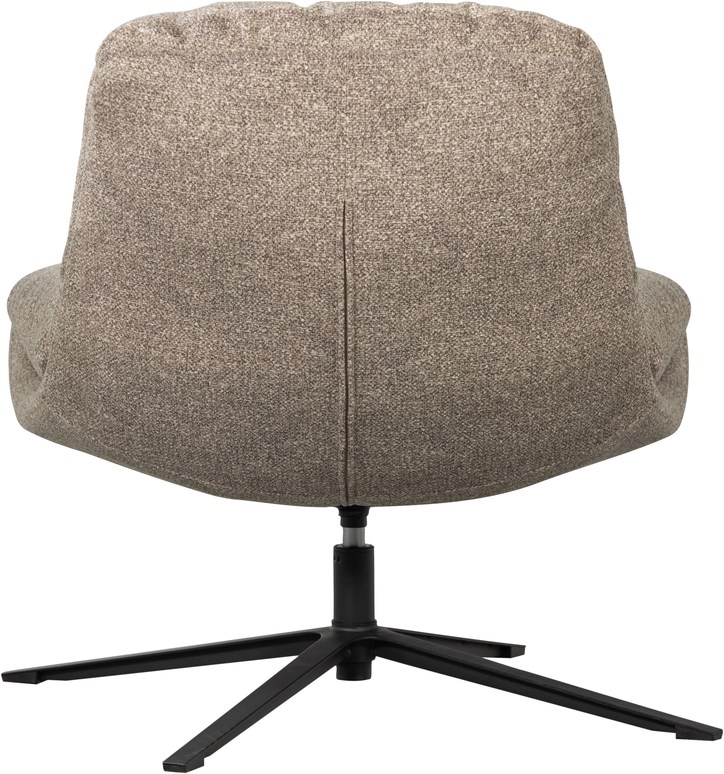WOOOD Fauteuil pivotant »Arve mit Gewebtem Bezug und Drehmechanismus B 82 x T 87 x H 86 cm« très haute résistance à l'usure, capacité de charge 120 kg, structure métallique