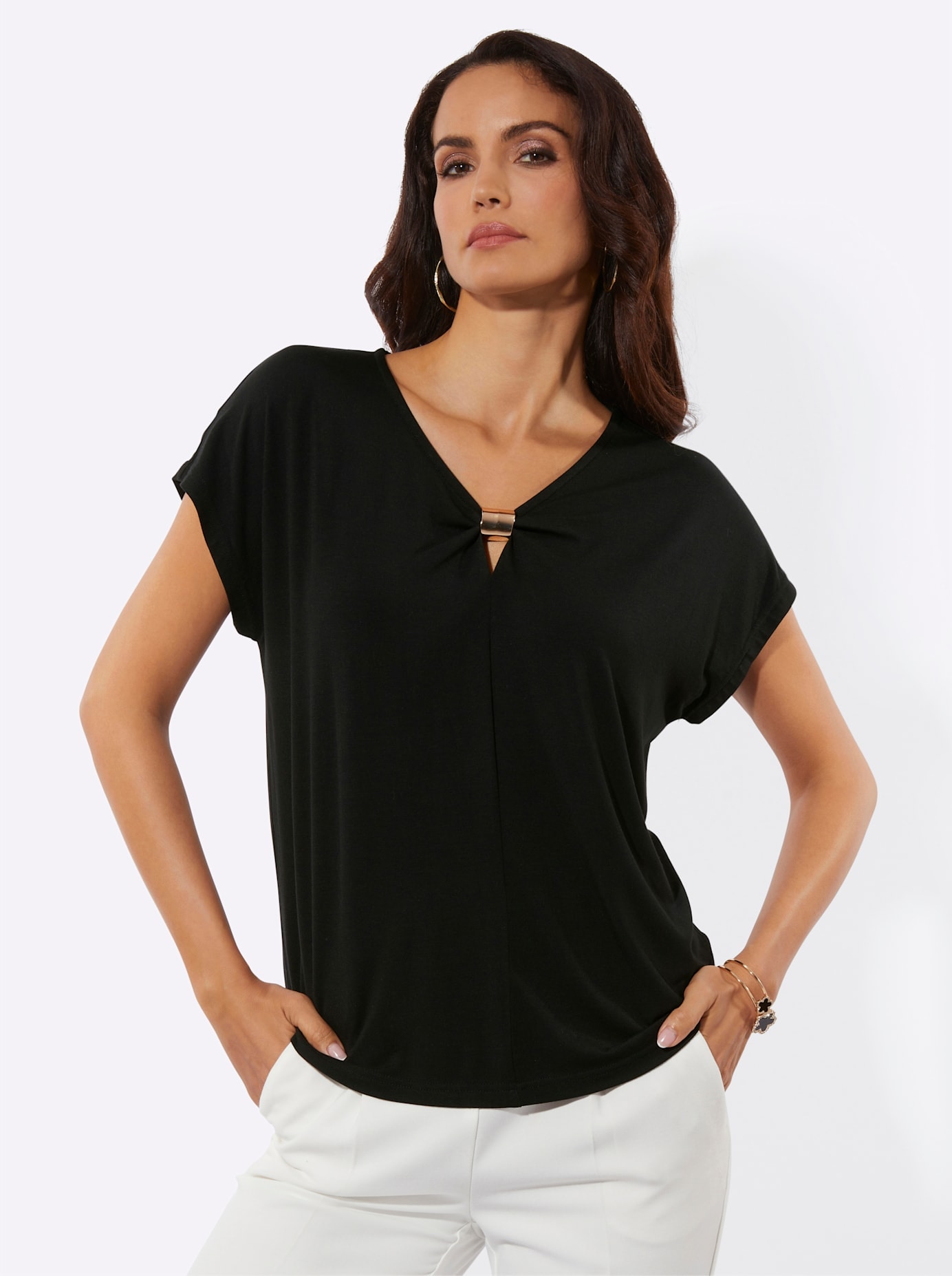 creation L T-shirt en V »Shirt« 1 pièces