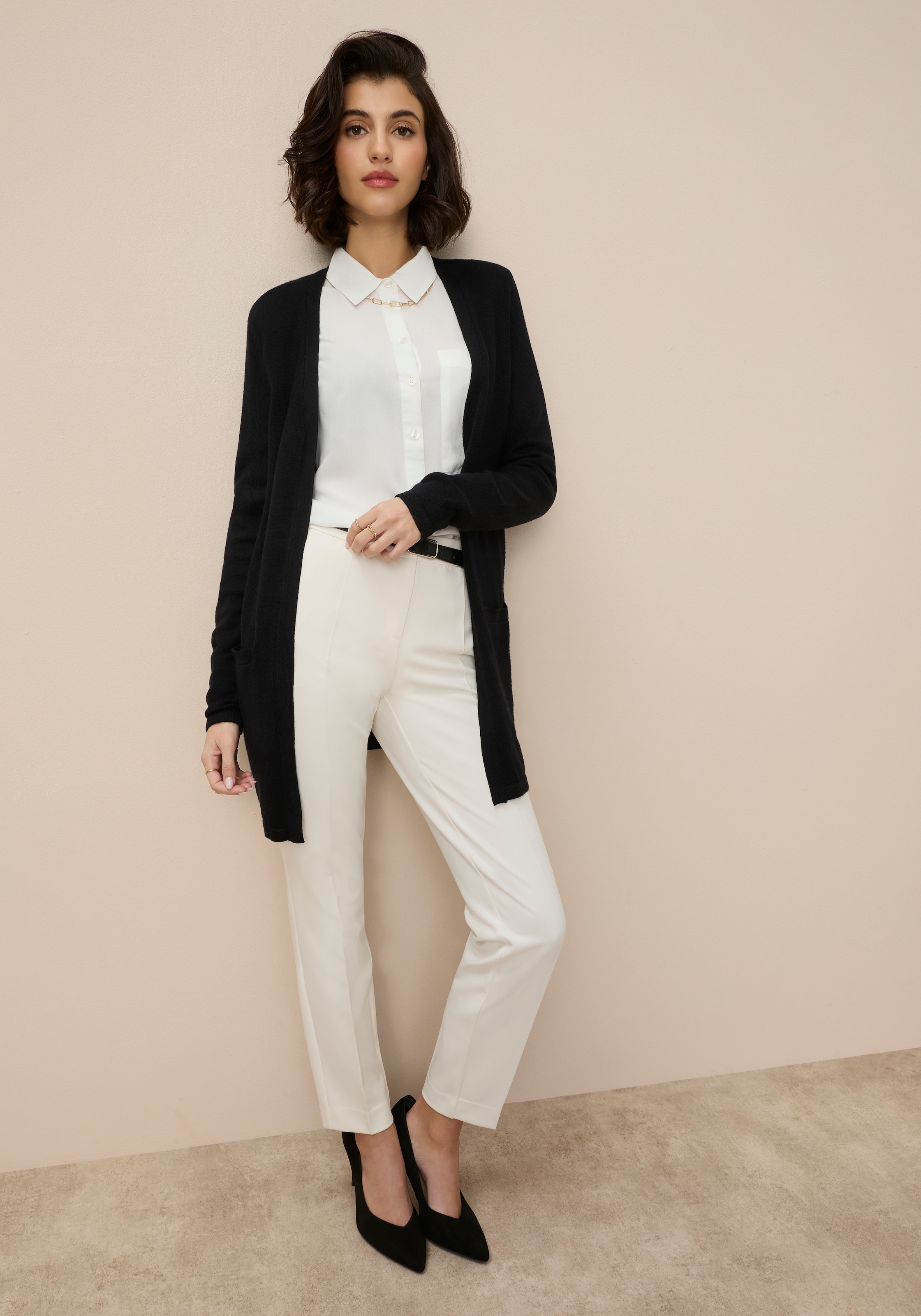 Tamaris Strickjacke mit Taschen, perfekt für laue Sommerabende