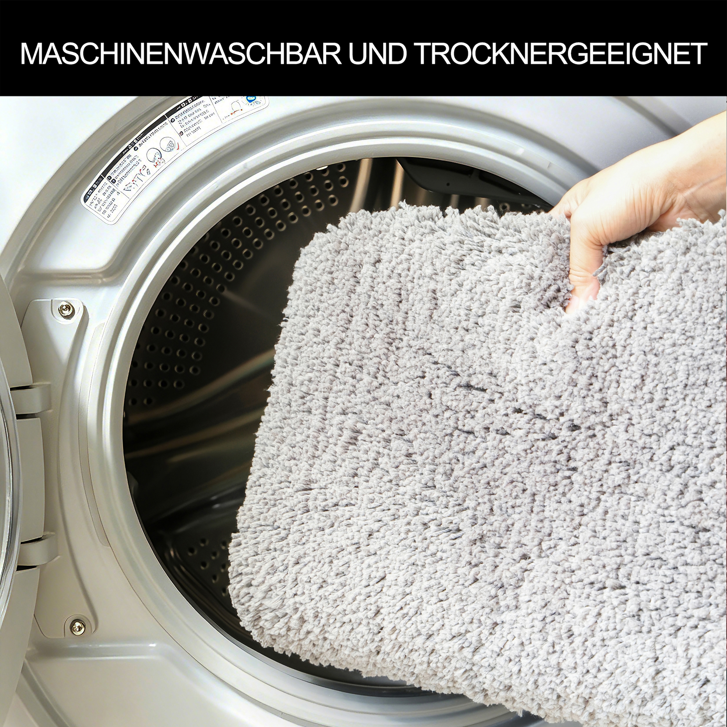 GOODproduct Badematte »Sanremo Premium, Badvorleger, Badezimmer Teppich, sehr weich« Höhe 35 mm rutschhemmend beschichtet fussbodenheizungsgeeignet | schnell trocknend Badteppich, unifarben, rechteckig & als 3-tlg. Set erhältlich