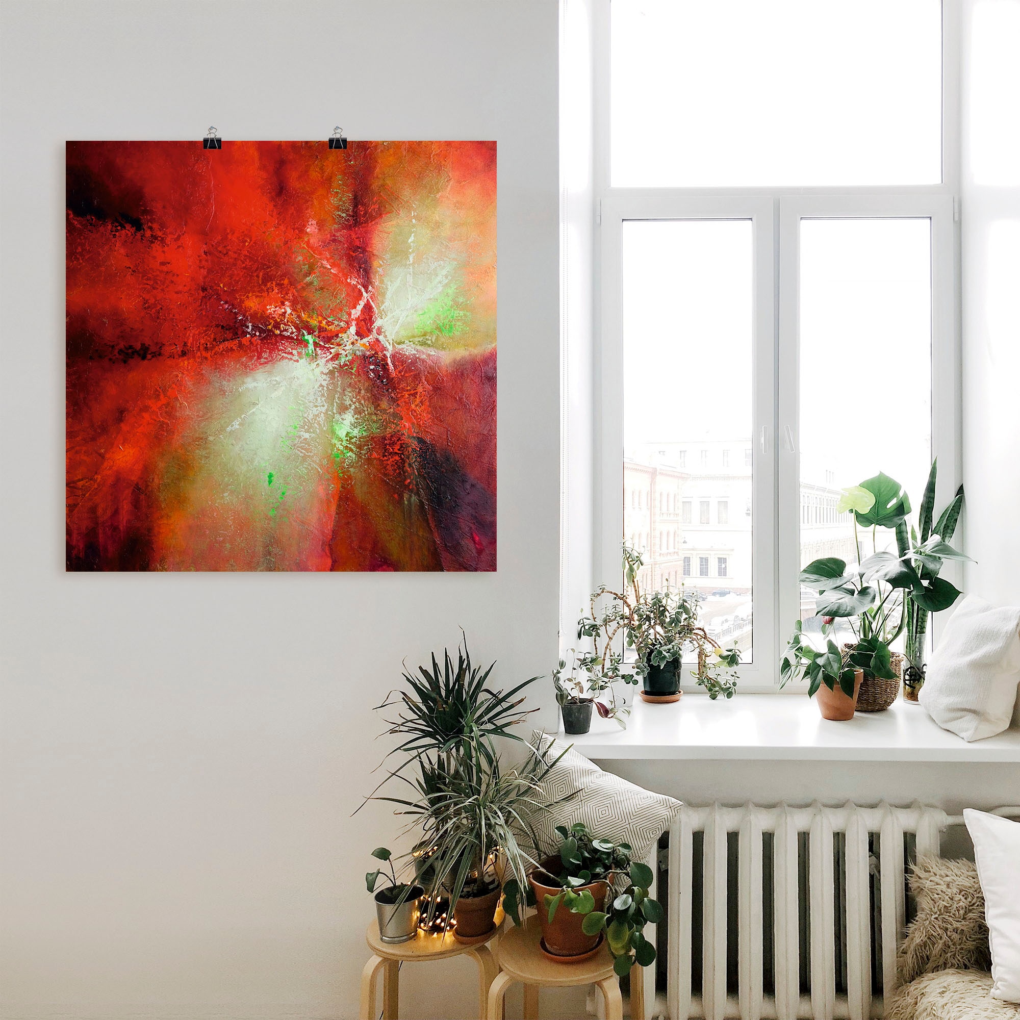 Artland Wandbild »Energie« Gegenstandslos 1 Stk. tlg. als Leinwandbild, Poster in verschied. Grössen