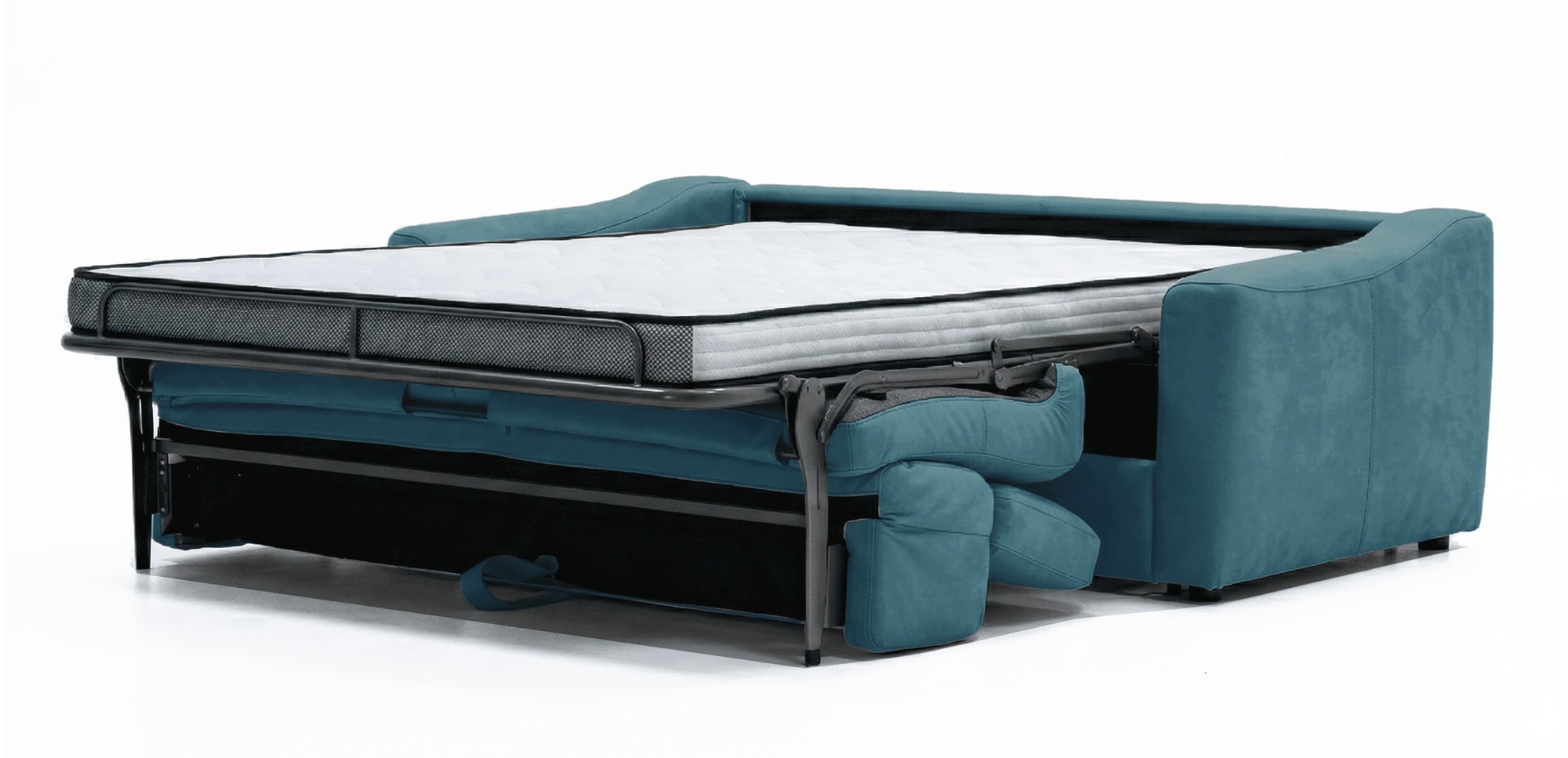 Egoitaliano Canapé-lit »STRIKE, Made in Italy-Designsofa mit Dauerschlaffunktion,Breite 195 cm« Canapé-lit, microfibre de luxe aspect cuir avec appuie-têtes réglables