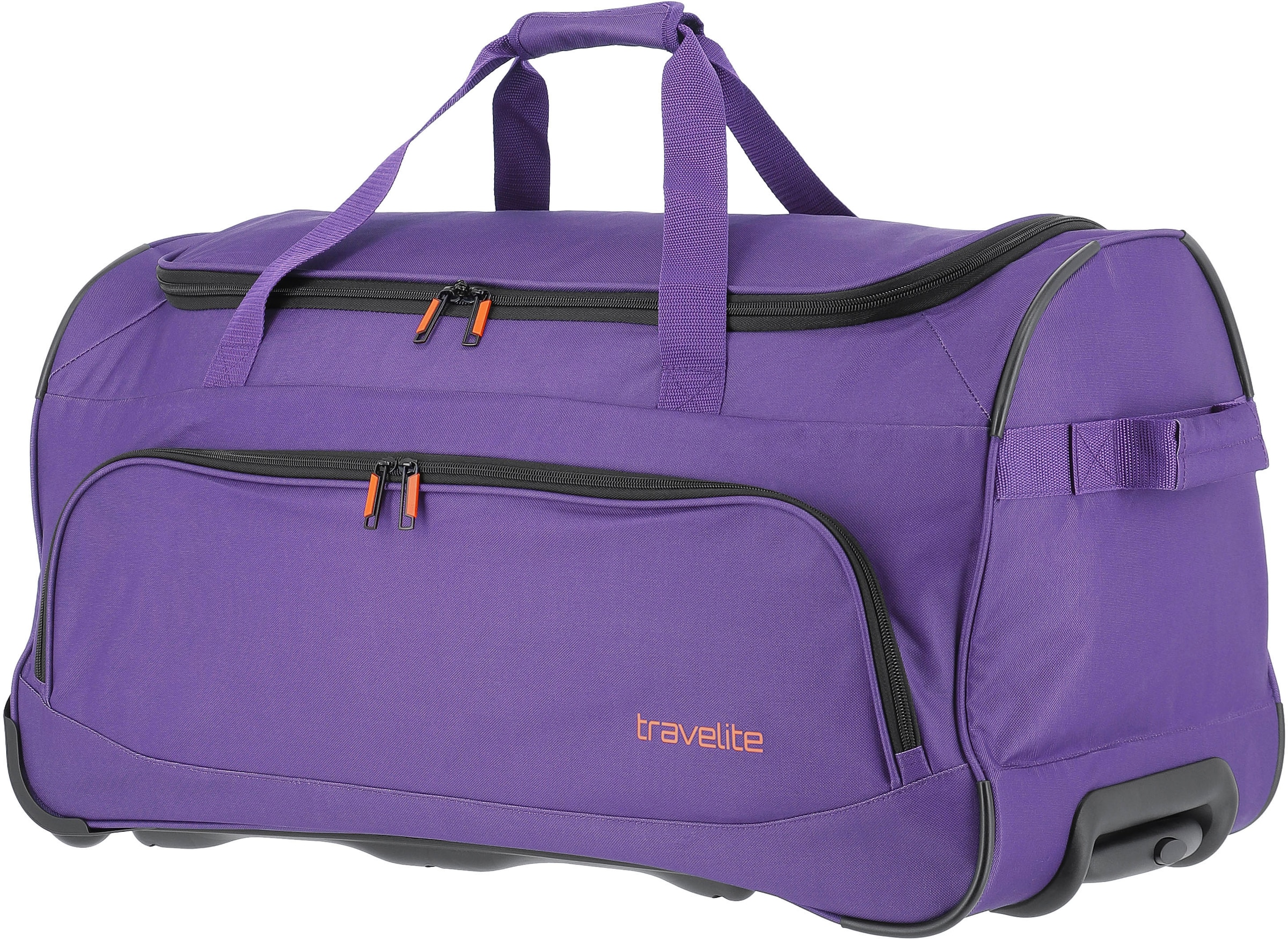 travelite Reisetasche »Basics Fresh 71 cm Duffle Bag mit Rollen« grosse Duffle Bag aus strapazierfähigem Material, ideal als Reisegepäck