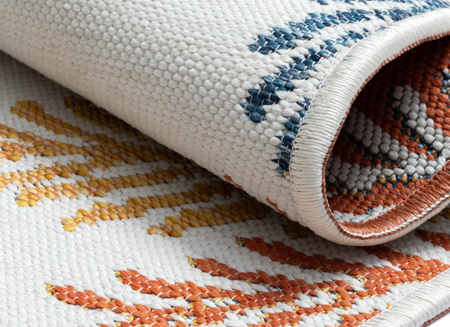 Myflair Möbel & Accessoires Teppich »Johanna, LAGERRÄUMUNG!« rechteckig 6 mm Höhe Wendeteppich, Blätter Motiv, Outdoor geeignet, Balkon, Terrasse