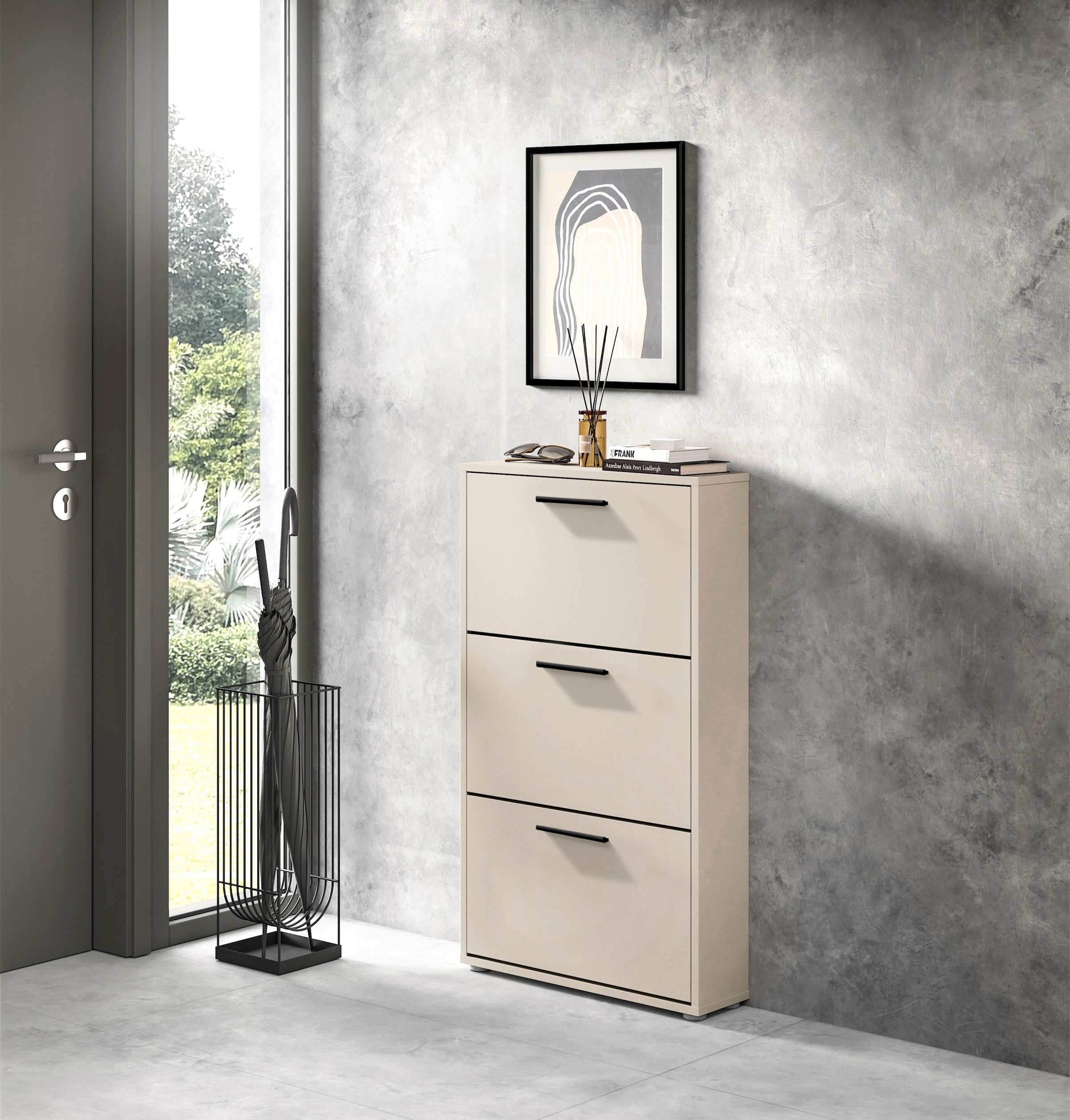 HBZ Schuhkipper »Sam Schuhkipper, Schuhschrank BxHxT 59x103x17 cm« 1 Stk. tlg. Breite 59cm, FSC-Mix Credit