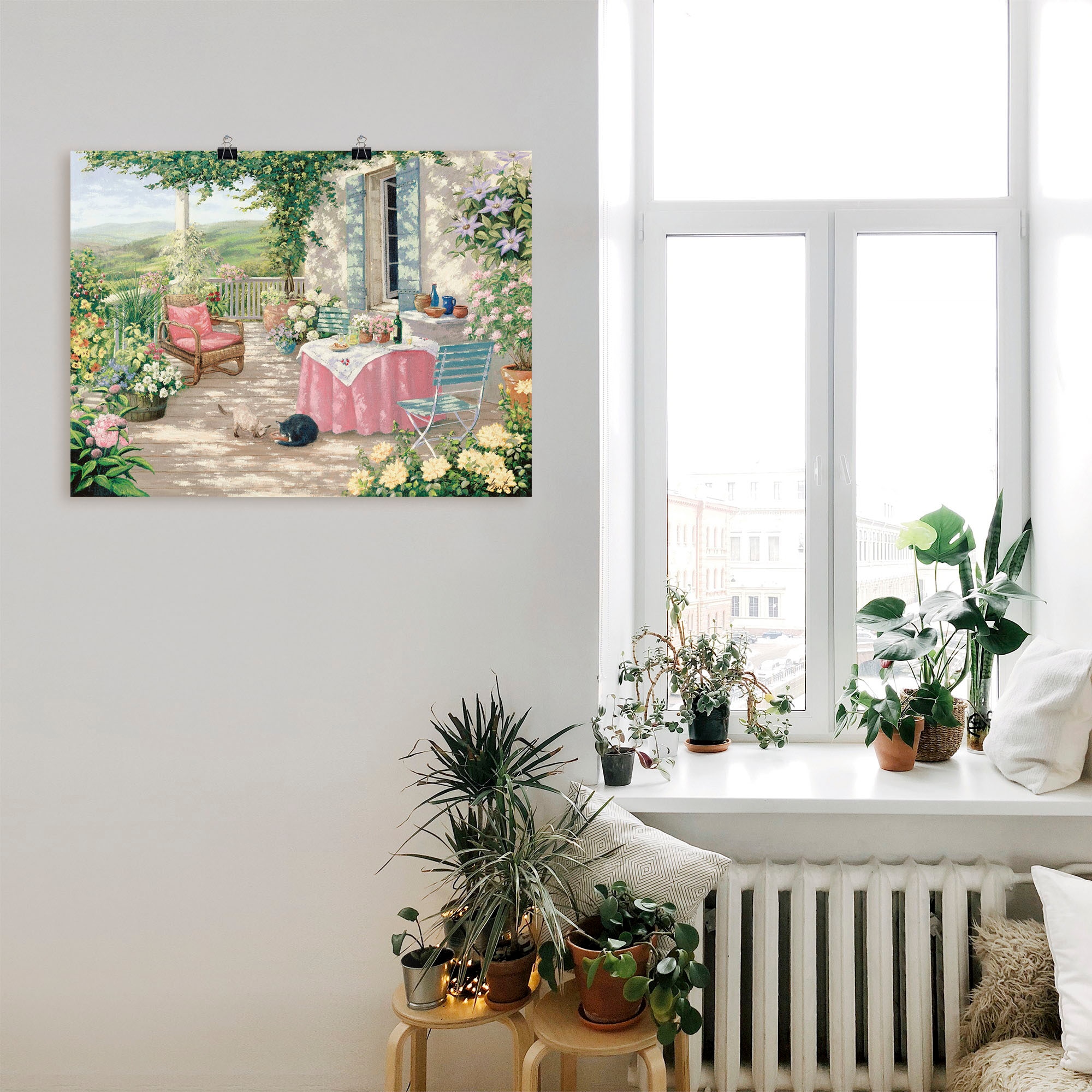 Artland Wandbild »Brunch« Garten 1 Stk. tlg. als Leinwandbild, Poster in verschied. Grössen