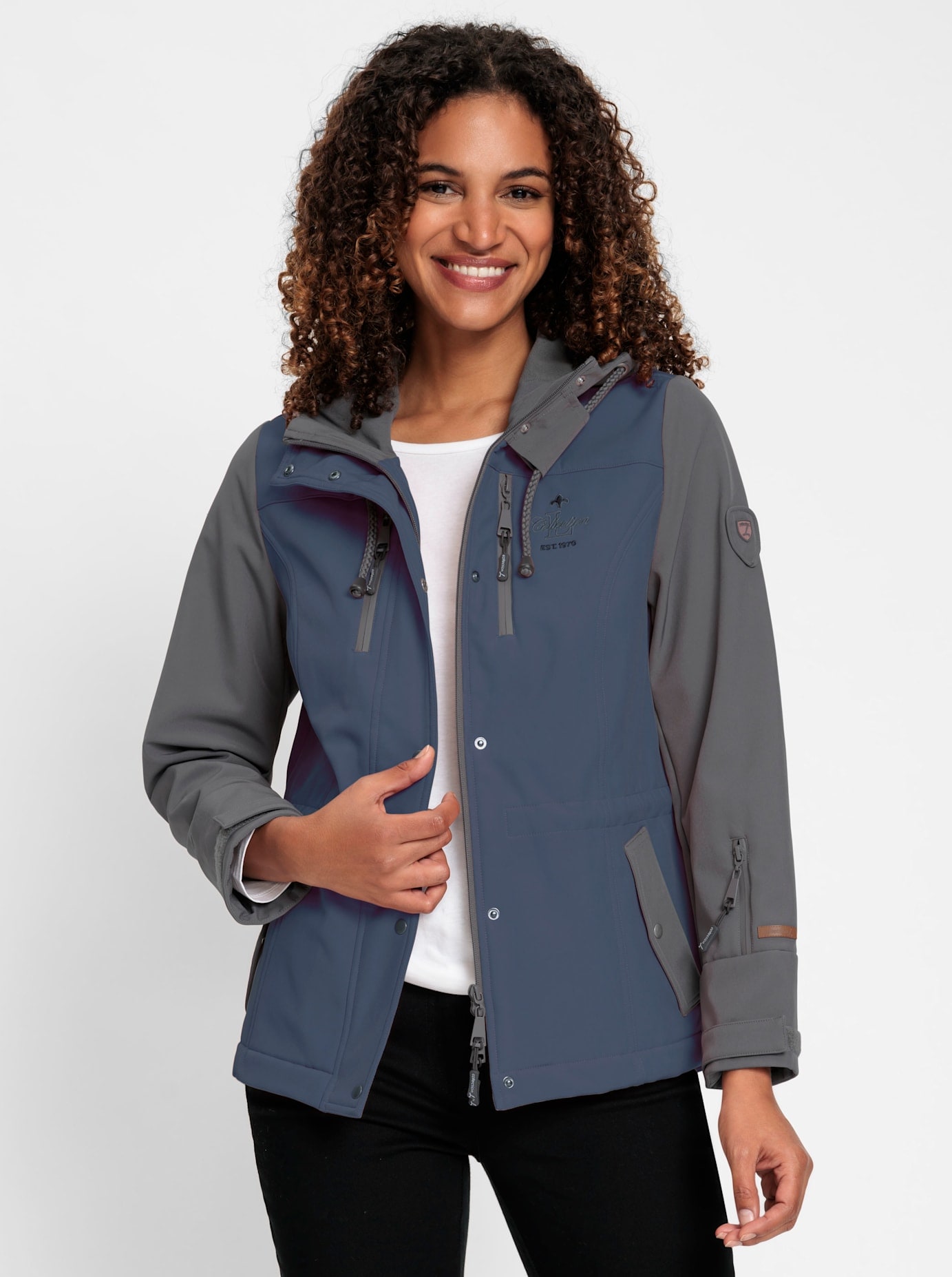 Casual Looks Veste softshell mit Kapuze