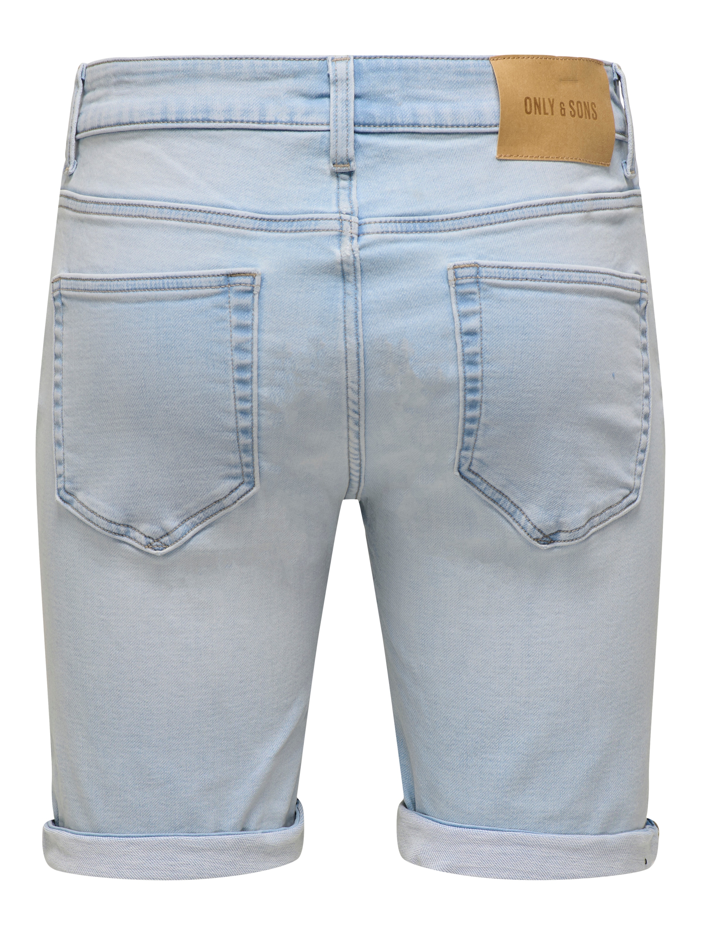 ONLY & SONS Jeansshorts »ONSPLY JOG LBD 0023 ANA DNM SHORTS NOOS« Baumwollmischung, regular fit